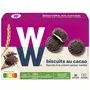 WW Biscuits au cacao fourrés à la crème saveur vanille sachets fraîcheur 4x4 biscuits 176g