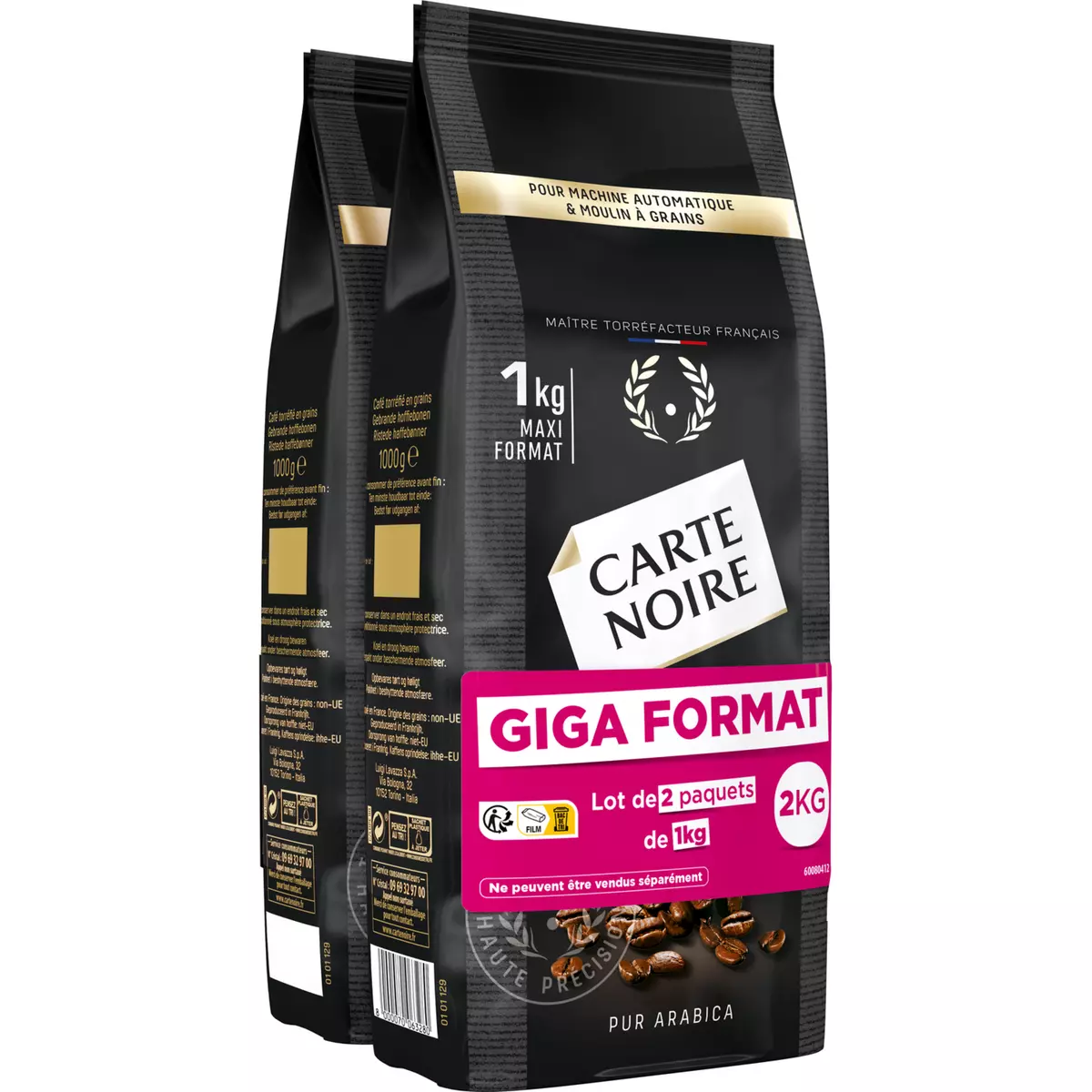 Café en grains Carte Noire Classique - 1kg