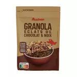 LU AUCHAN Granola éclats de chocolat et noix