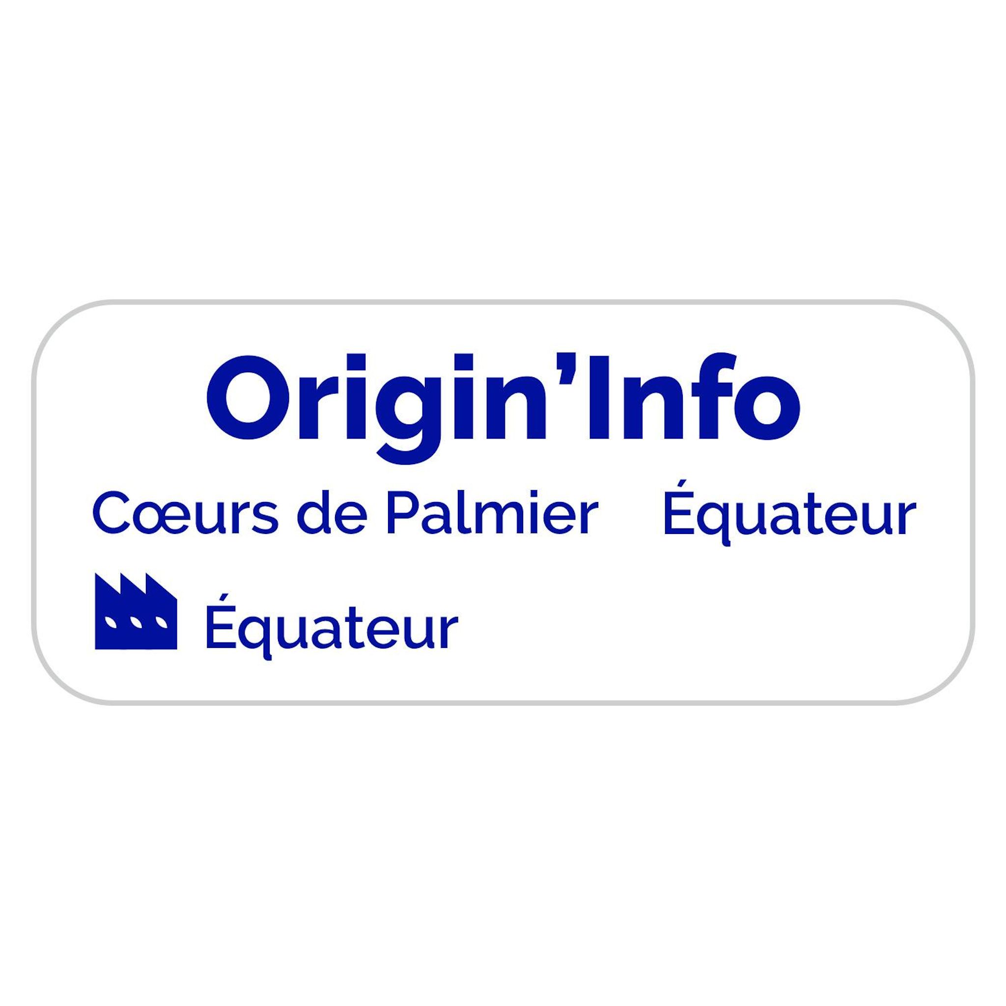 Voir la diapositive 2 : D'AUCY Coeurs de palmiers tendres Sélection d'ailleurs 220g