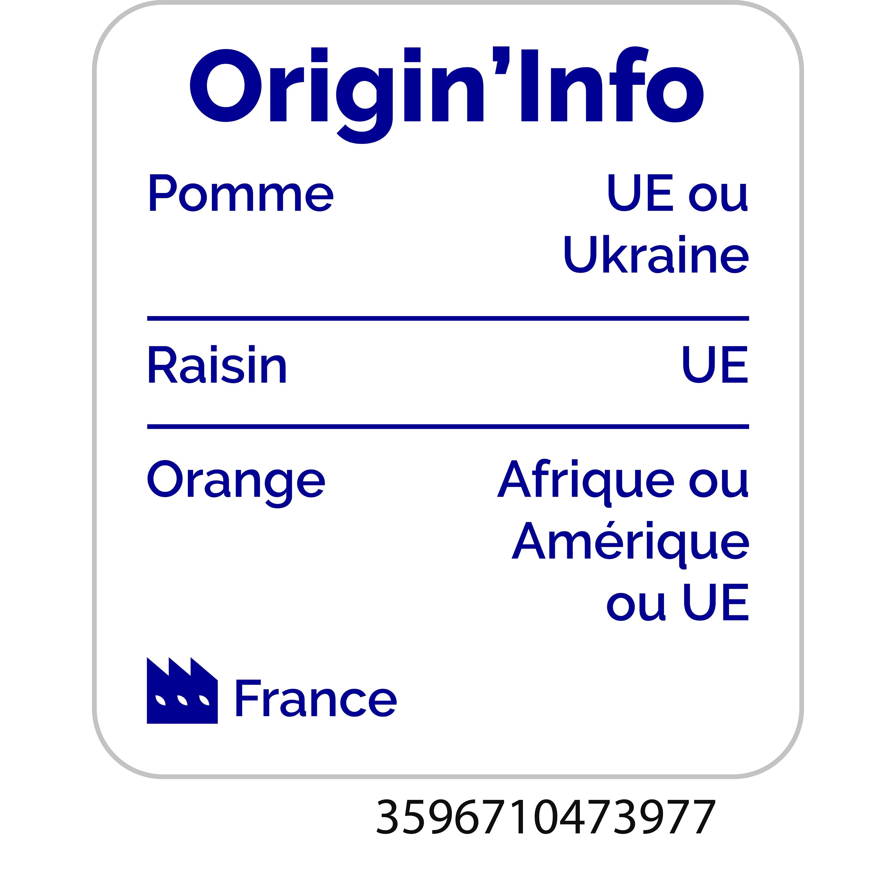 Voir la diapositive 2 : AUCHAN BIO Nectar multifruits sans sucres ajoutés en briquette bio 20cl