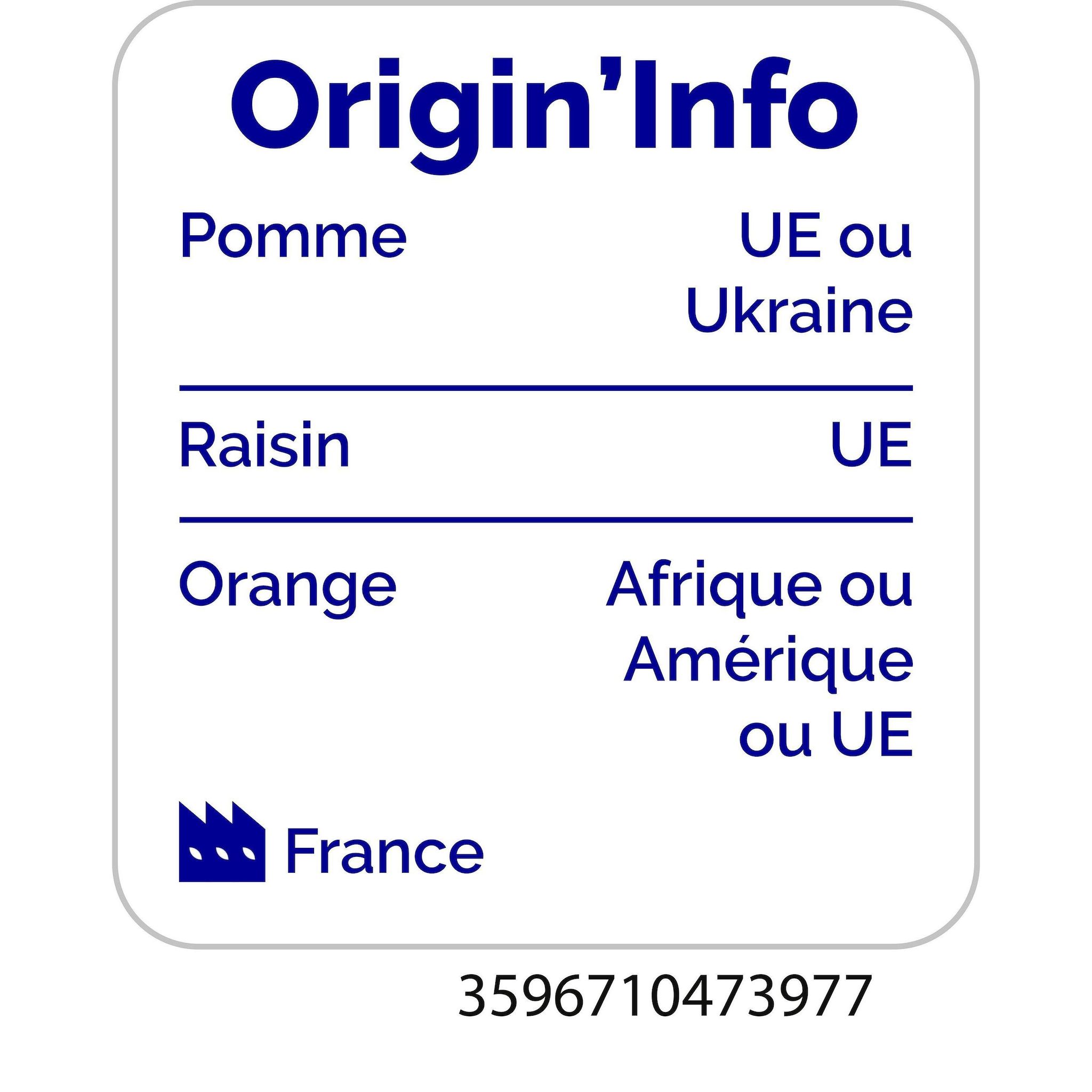 Voir la diapositive 2 : AUCHAN BIO Nectar multifruits sans sucres ajoutés en briquette bio 20cl