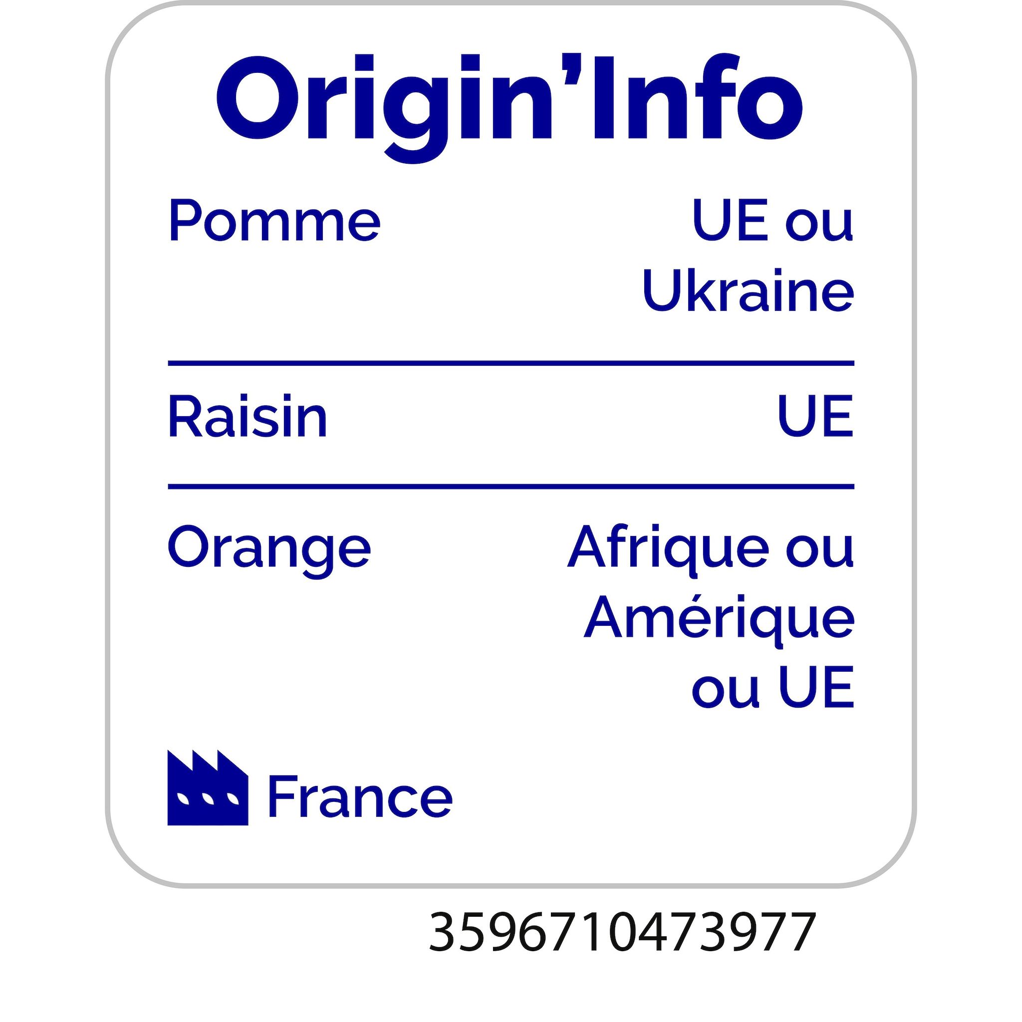 Voir la diapositive 3 : AUCHAN BIO Nectar multifruits sans sucres ajoutés en briquette bio 20cl