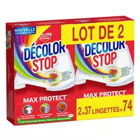Lingettes anti-décoloration Décolor Stop Max Protect, boite de 150