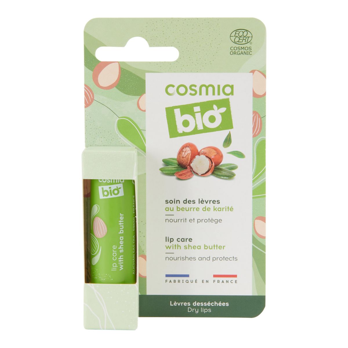 COSMIA BIO Soin lèvres nourrissant 1 stick