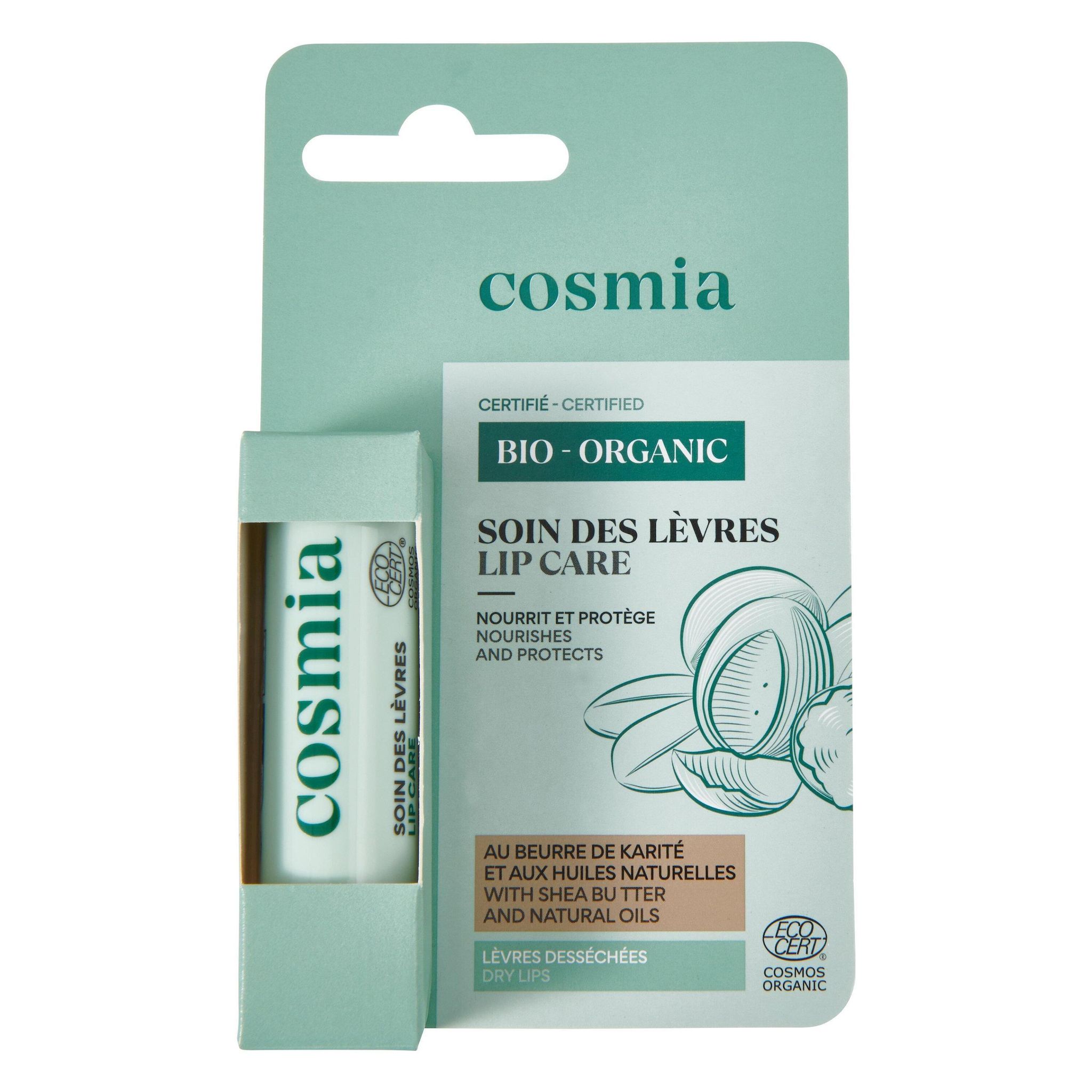 Voir la diapositive 2 : COSMIA BIO Soin lèvres nourrissant 1 stick