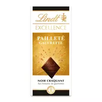 LINDT Excellence tablette de chocolat blanc dégustation extra