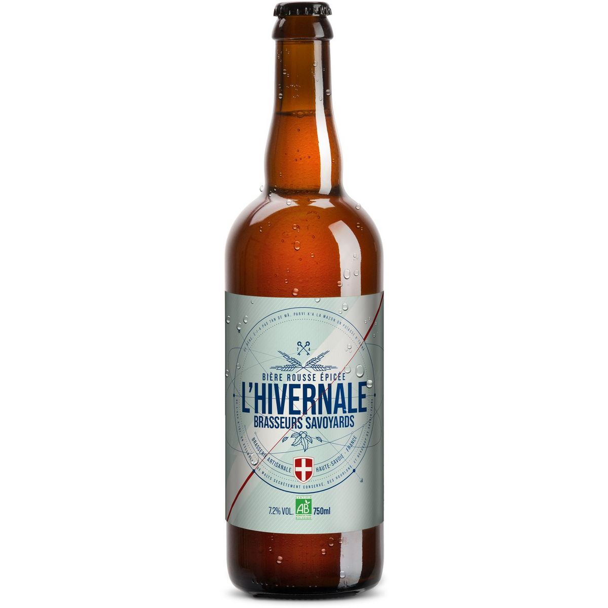 BRASSEURS SAVOYARDS Bière rousse épicée bio L'Hivernale 7.2% 75cl