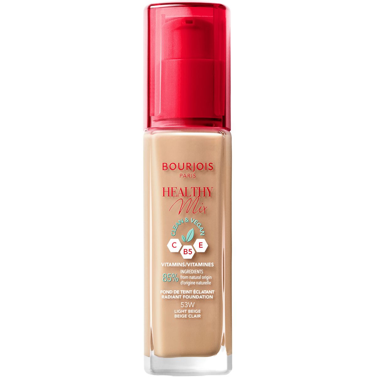 BOURJOIS Healthy mix fond de teint 53W beige clair 30ml