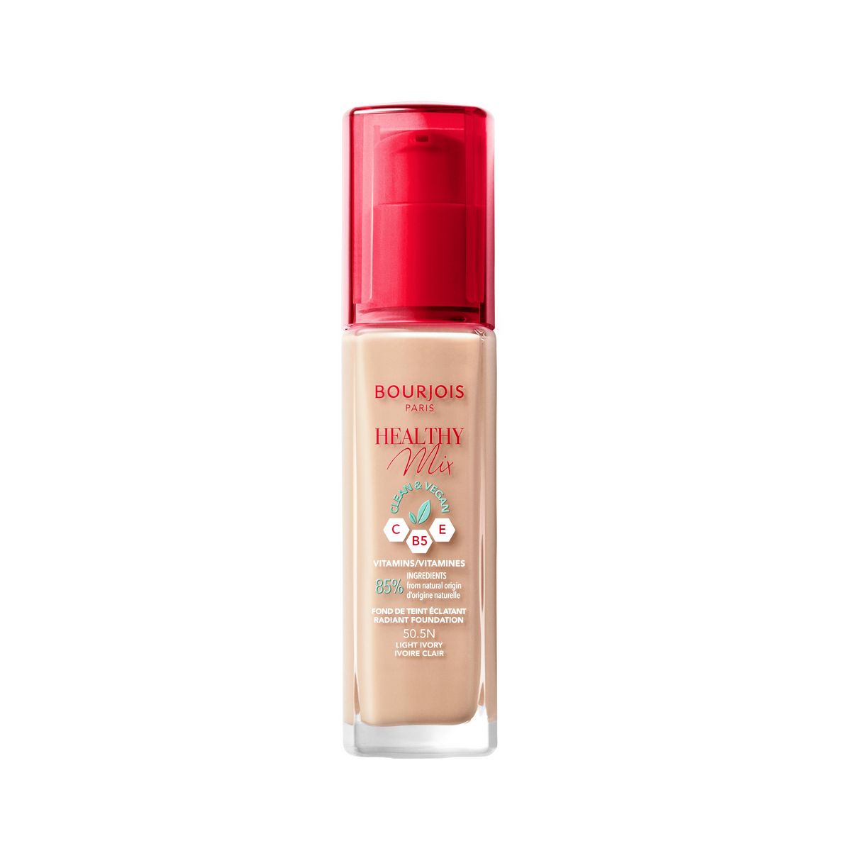 BOURJOIS Healthy mix fond de teint éclatant 50.5N ivoire clair 30ml