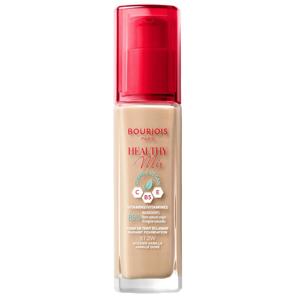 BOURJOIS Healthy Mix Fond de teint liquide 51.2W vanille doré 30ml