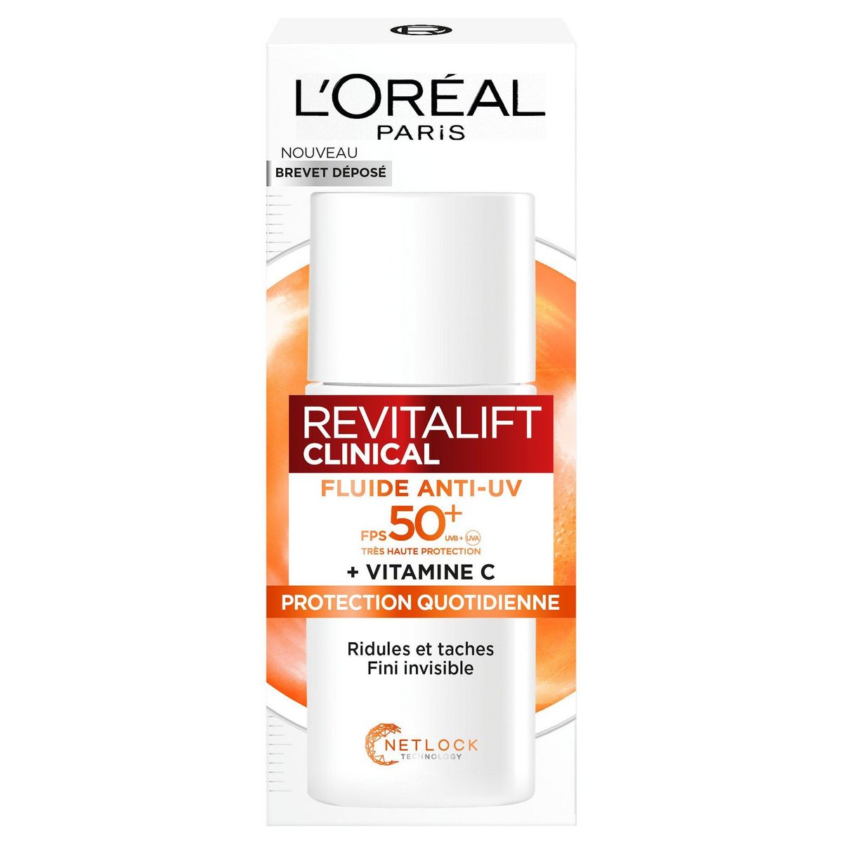 L OREAL Revitalift clinical fluide anti-uv visage FPS 50+ 50ml