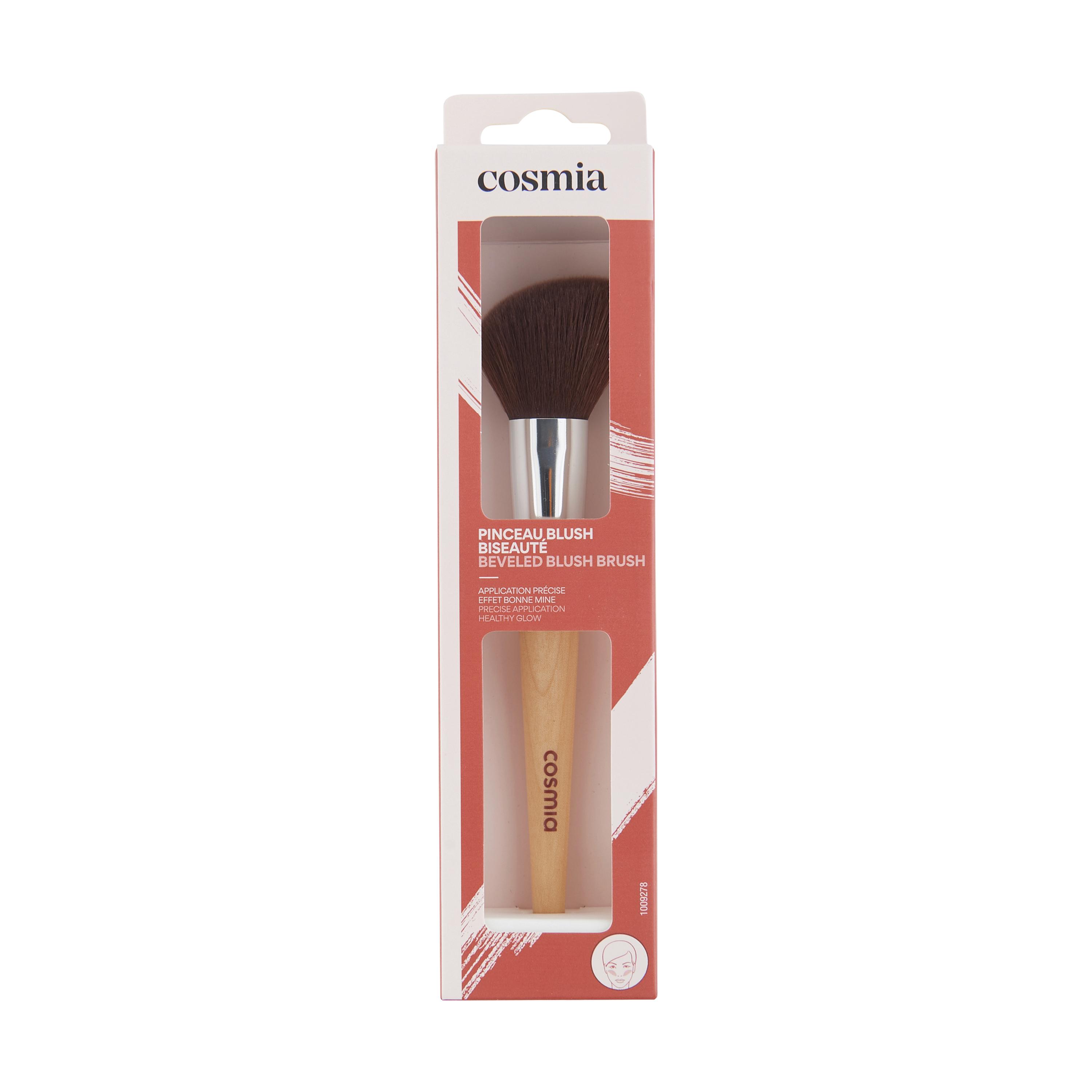 Voir la diapositive 3 : COSMIA Pinceau blush biseaute en bois 1 pièce