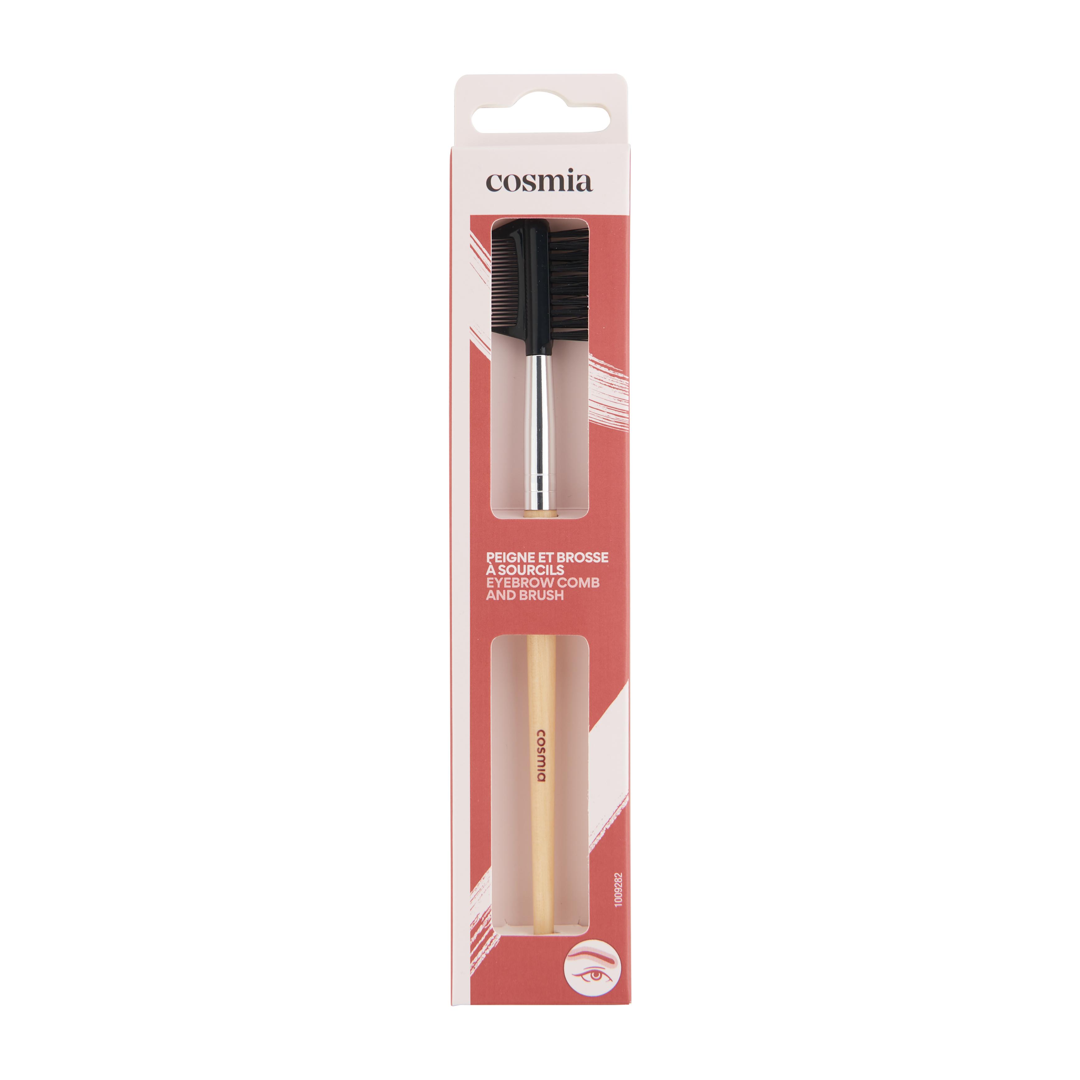 Voir la diapositive 3 : COSMIA Peigne et brosse à sourcils en bois 1 pièce