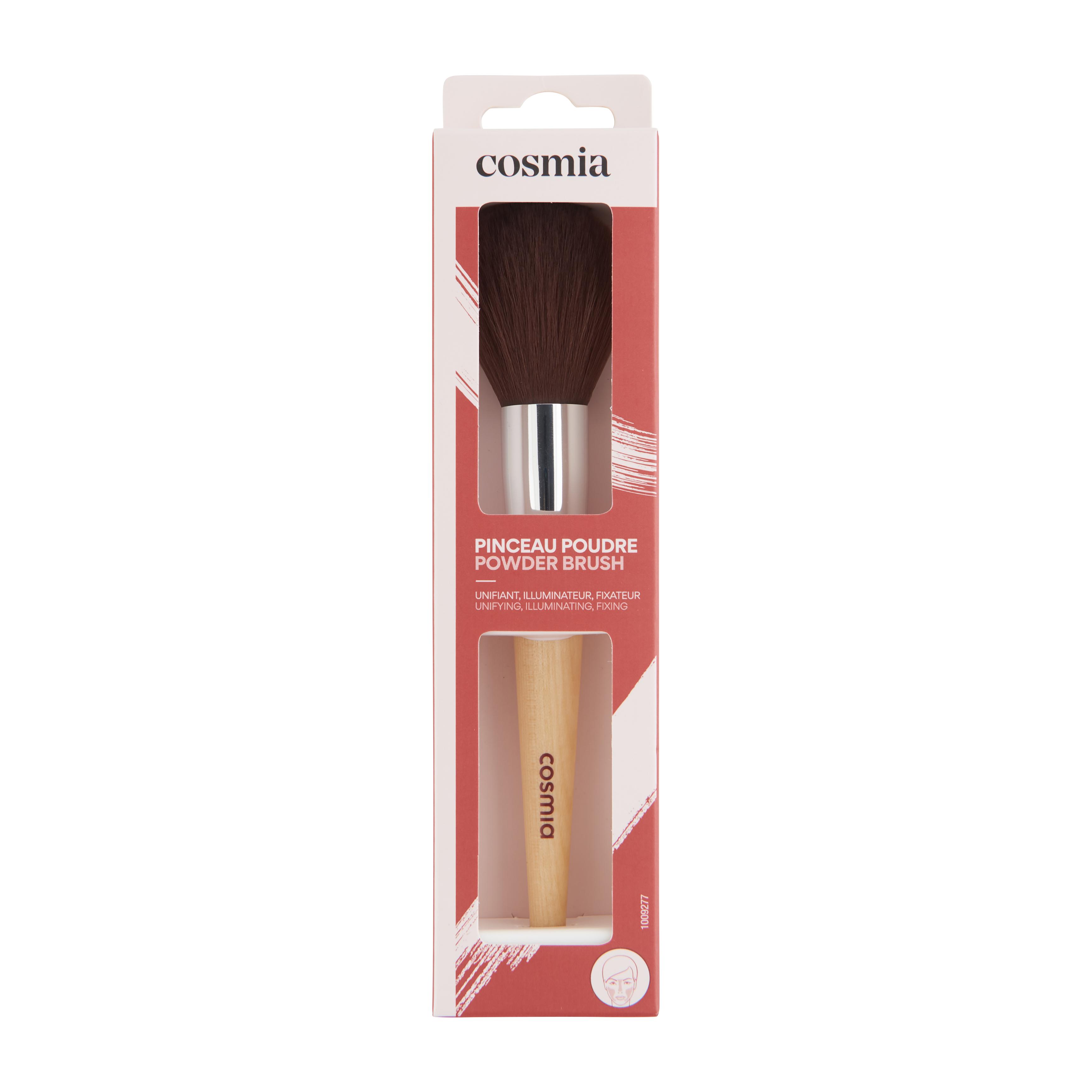 Voir la diapositive 2 : COSMIA Pinceau poudre en bois 1 pièce