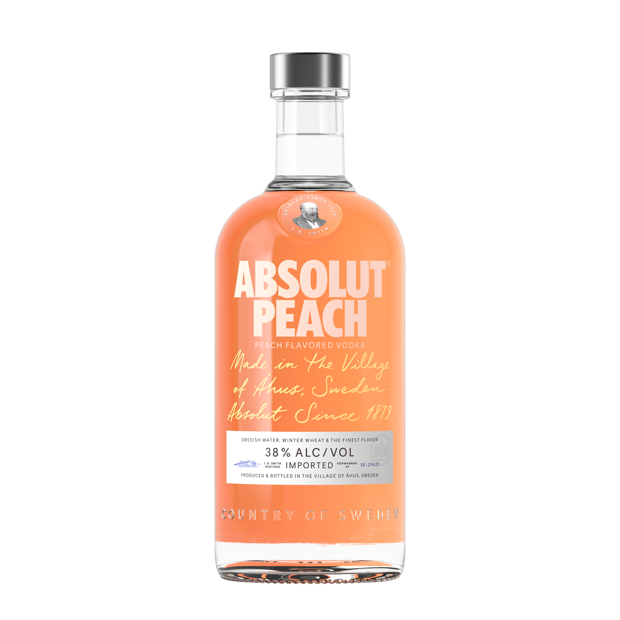 ABSOLUT Vodka suédoise aromatisée peach 38% 70cl