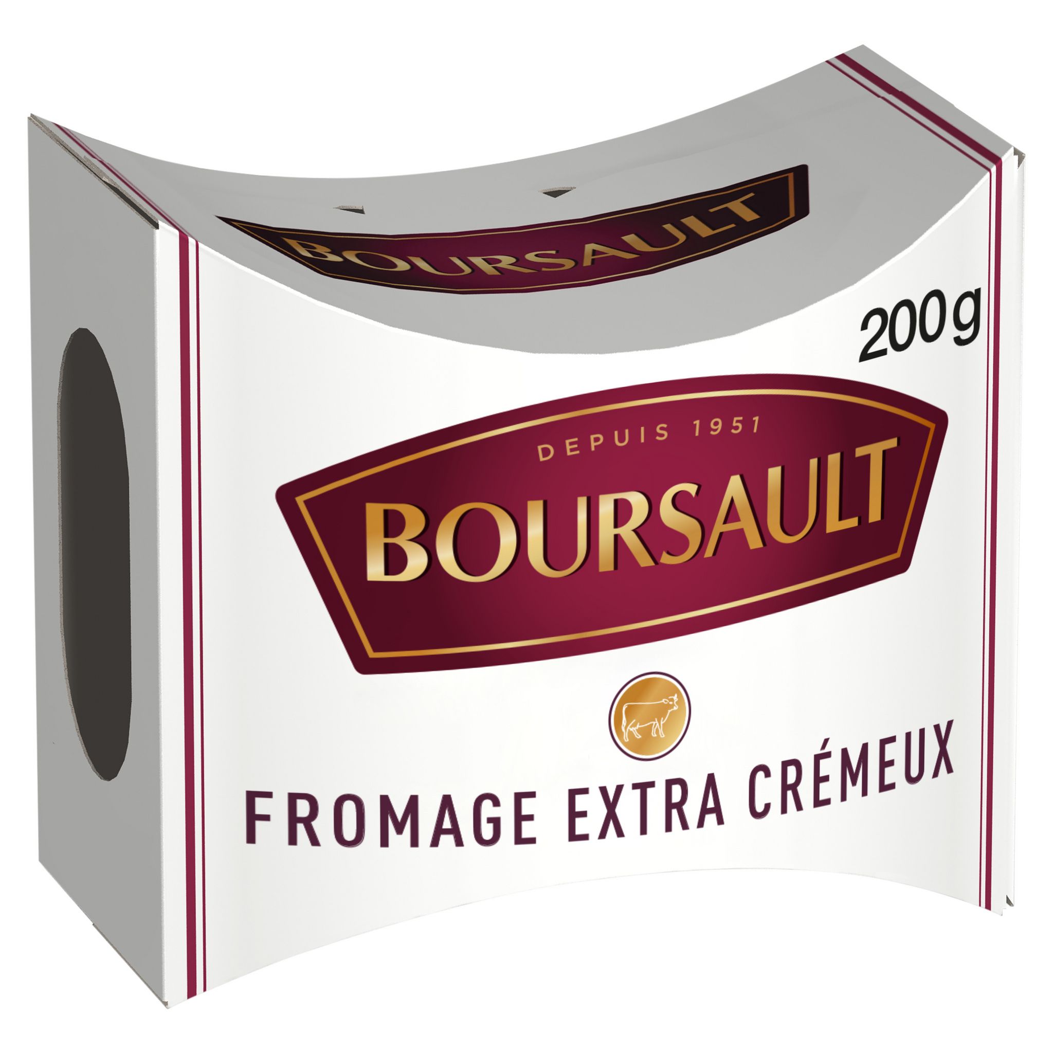 Voir la diapositive 2 : BOURSAULT Fromage extra crémeux 200g