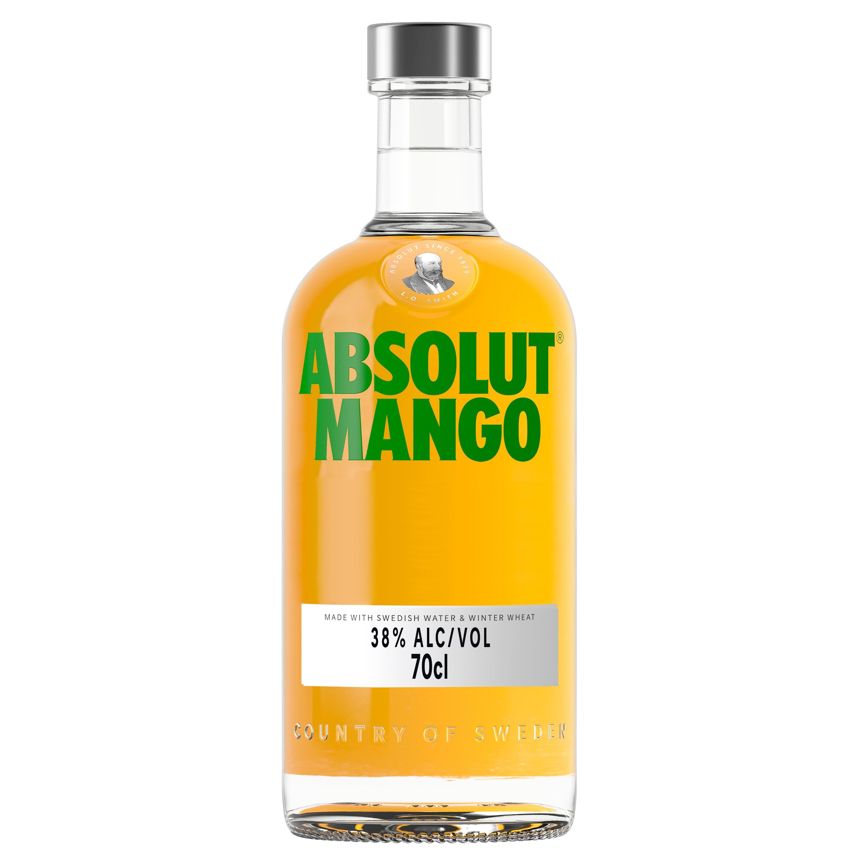 Voir la diapositive 2 : ABSOLUT Vodka suédoise aromatisée mangue 38% 70cl