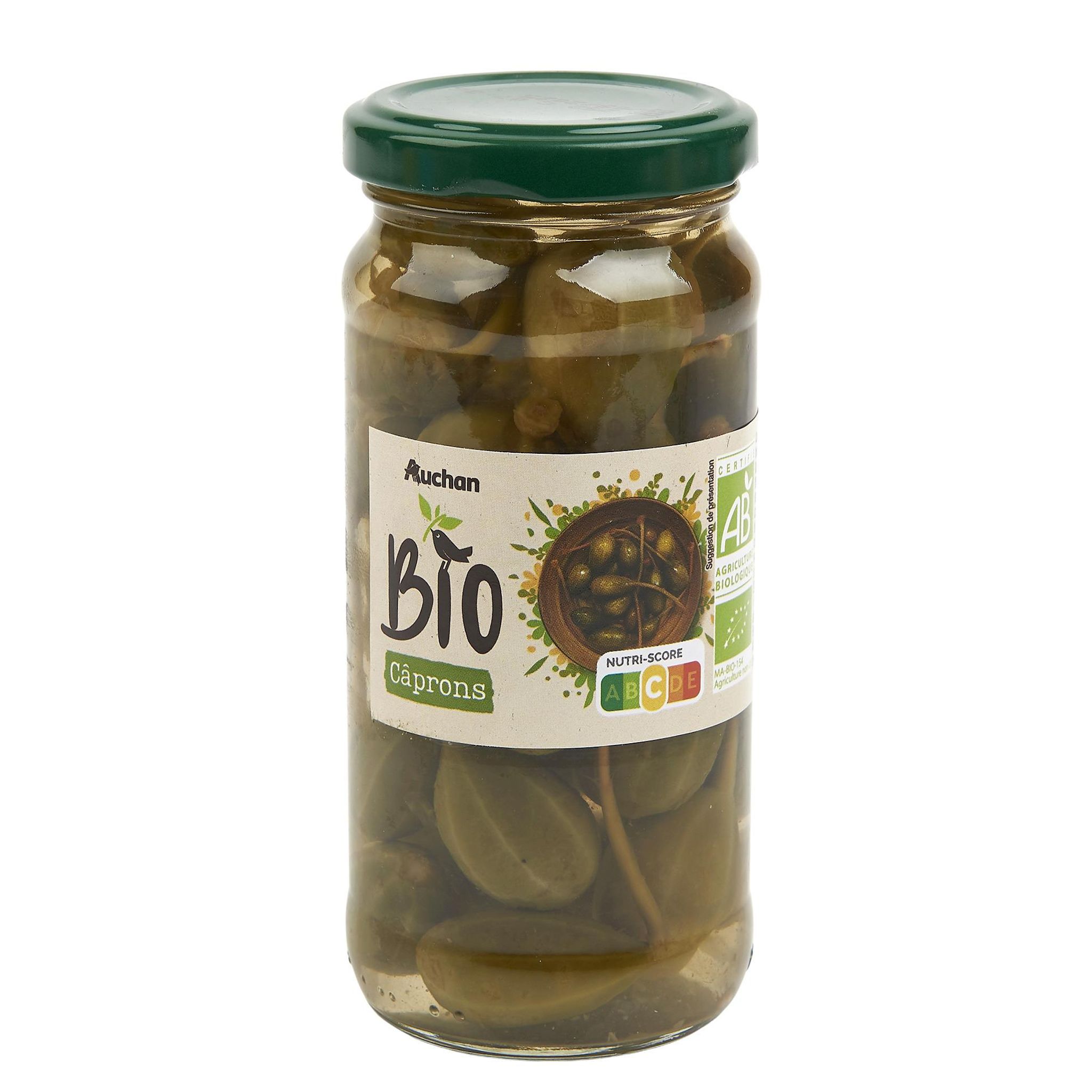 Voir la diapositive 2 : AUCHAN BIO Câprons 110g