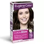 EUGENE COLOR Color & Glow Coloration ton sur ton brillance intense 30 châtain 1 kit