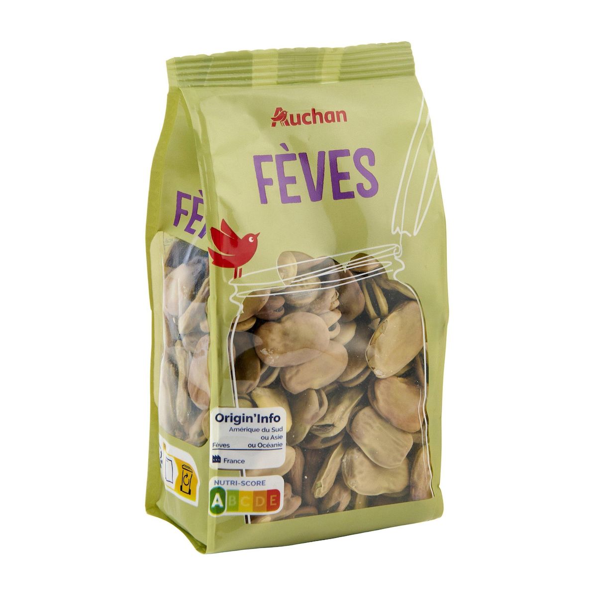 AUCHAN Fèves 4 personnes 350g