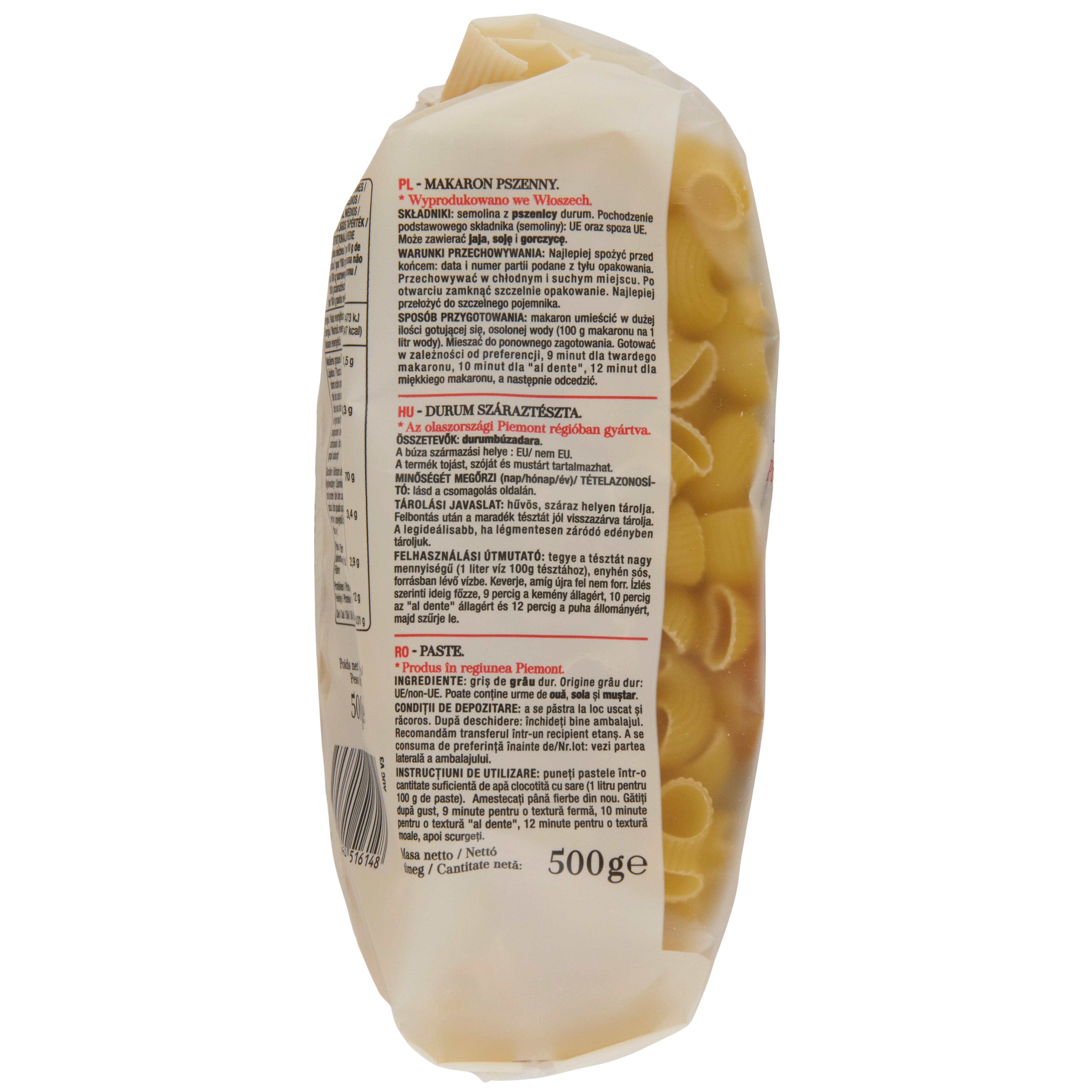 Voir la diapositive 2 : AUCHAN TAVOLA IN ITALIA Pipe rigate 500g
