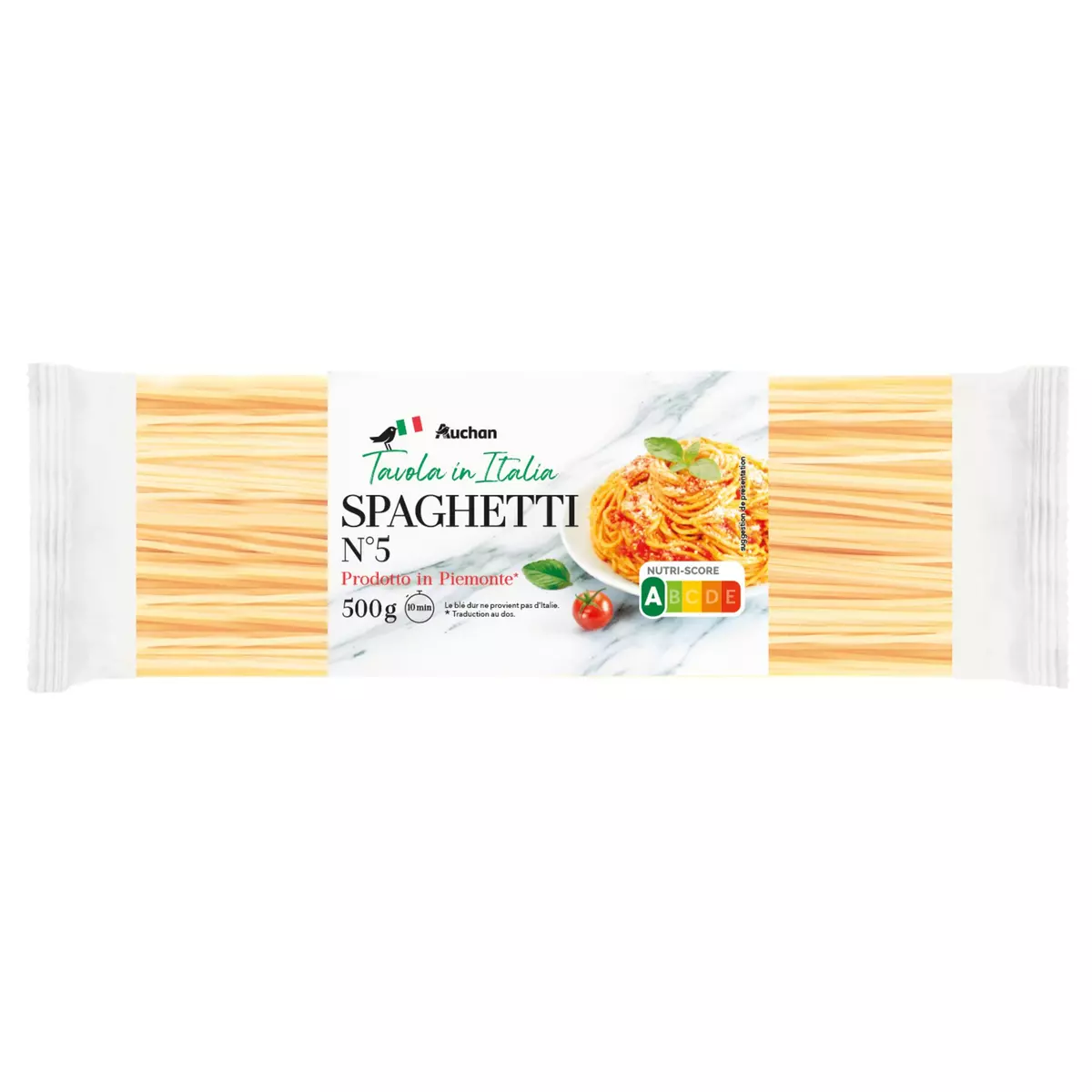 AUCHAN TAVOLA IN ITALIA Spaghetti n°5 500g
