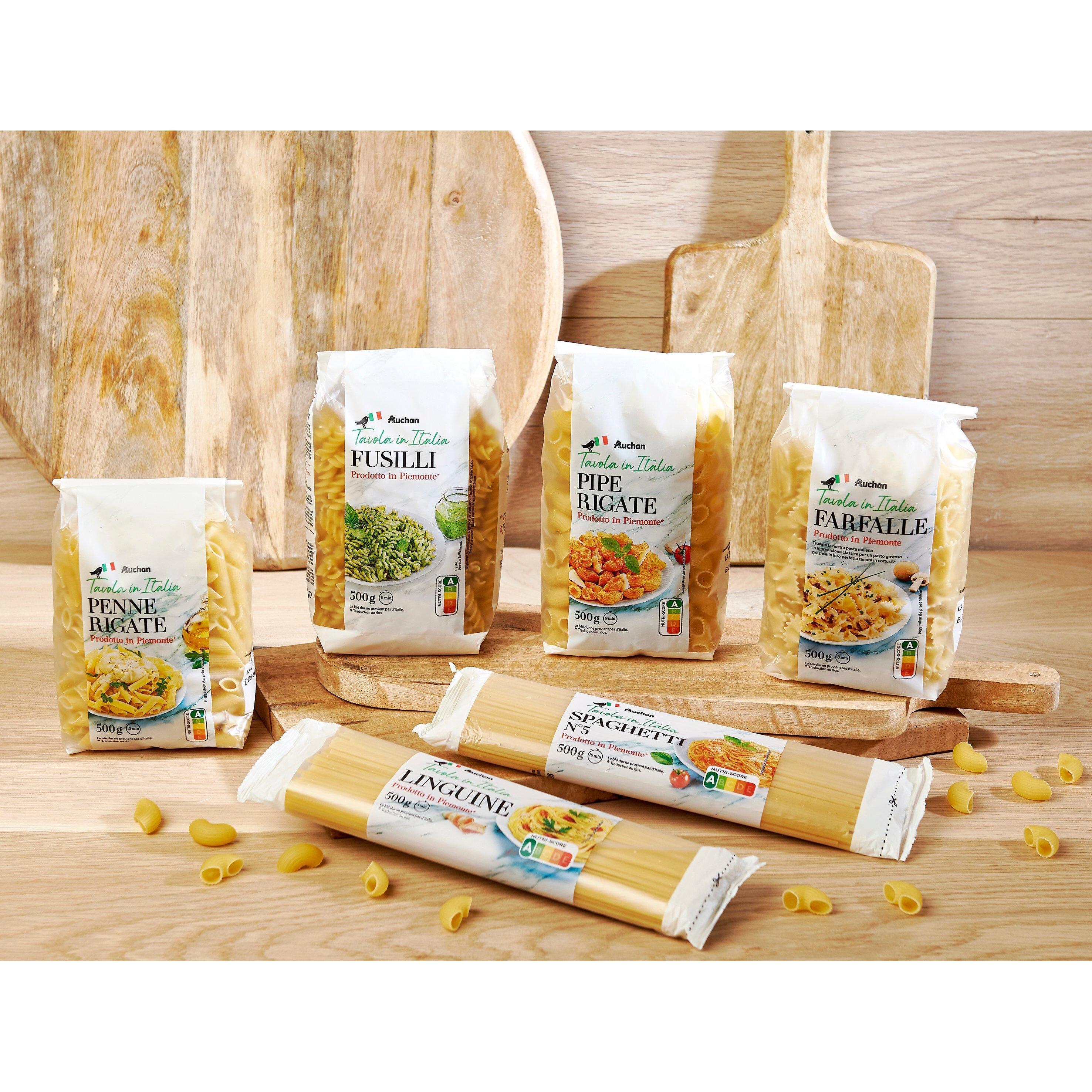Voir la diapositive 2 : AUCHAN TAVOLA IN ITALIA Farfalle 500g