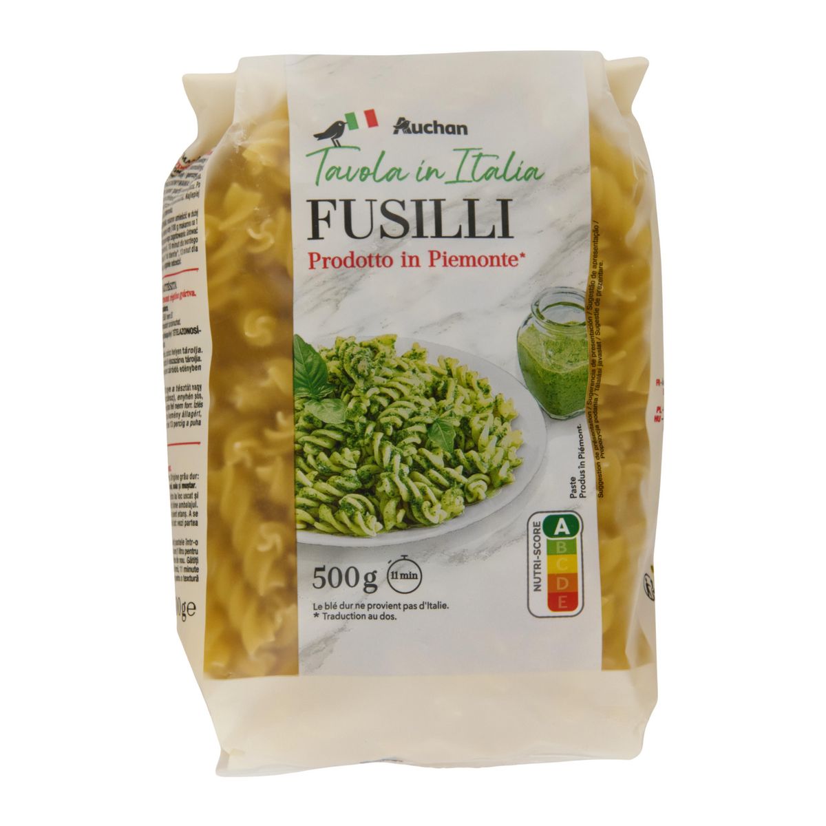 AUCHAN TAVOLA IN ITALIA Fusilli 500g