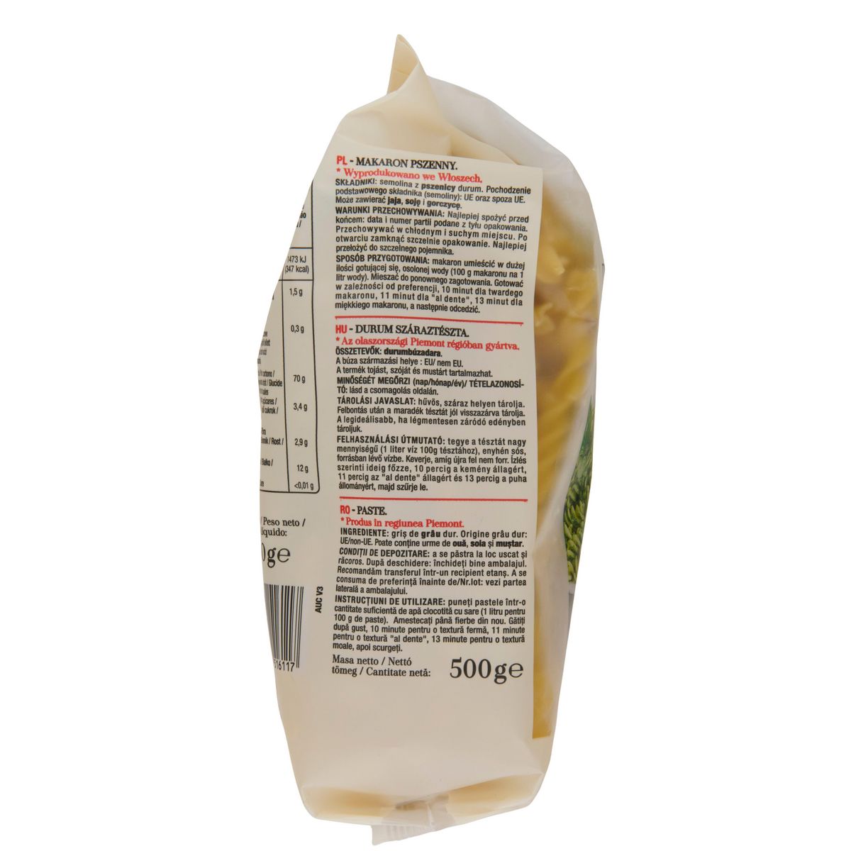 AUCHAN TAVOLA IN ITALIA Fusilli 500g