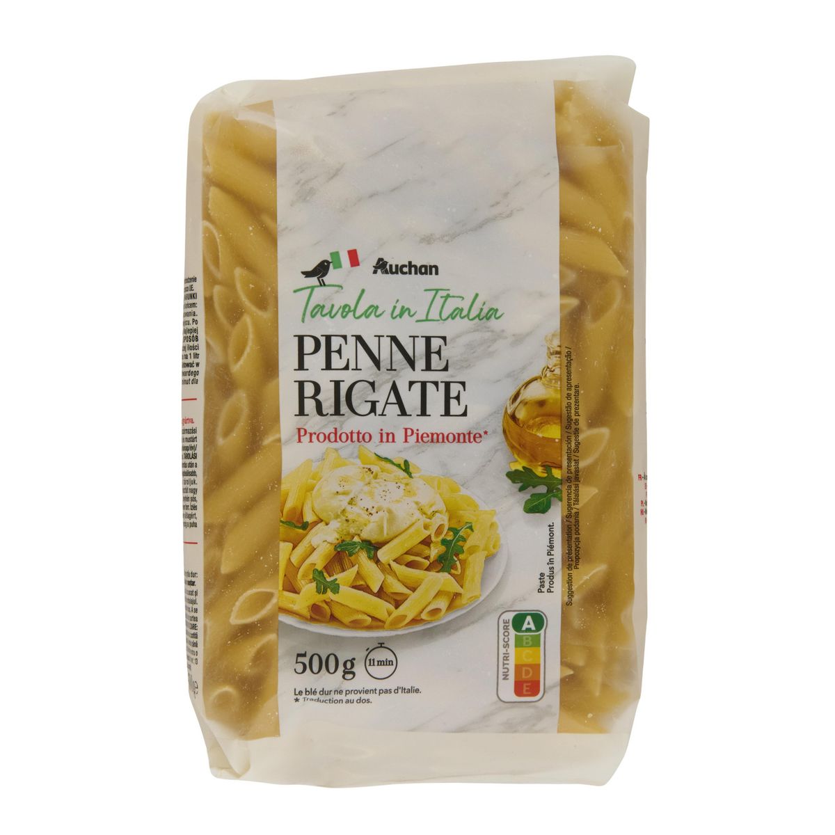 AUCHAN TAVOLA IN ITALIA Penne rigate 500g