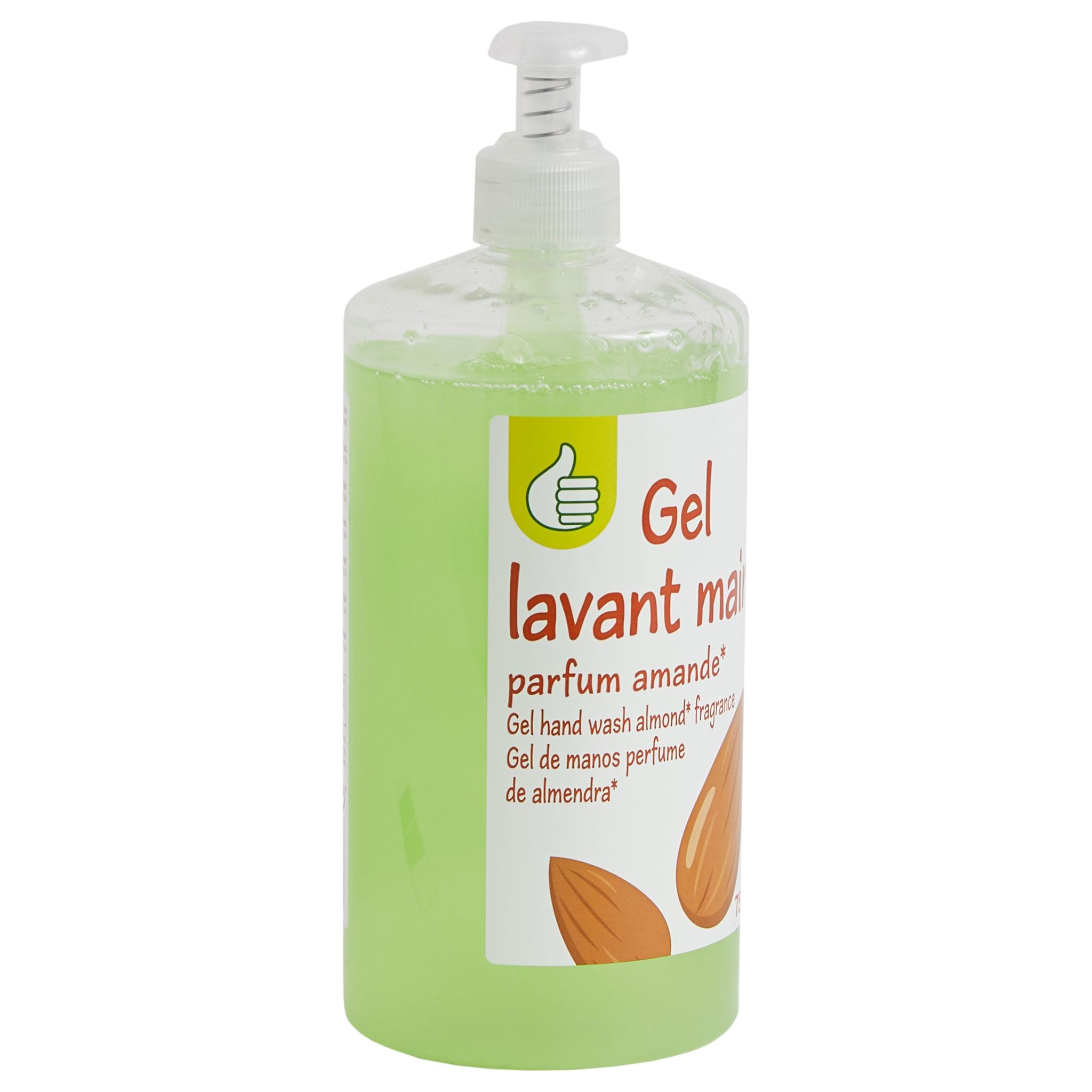 Voir la diapositive 2 : POUCE Gel lavant mains parfum amande 750ml