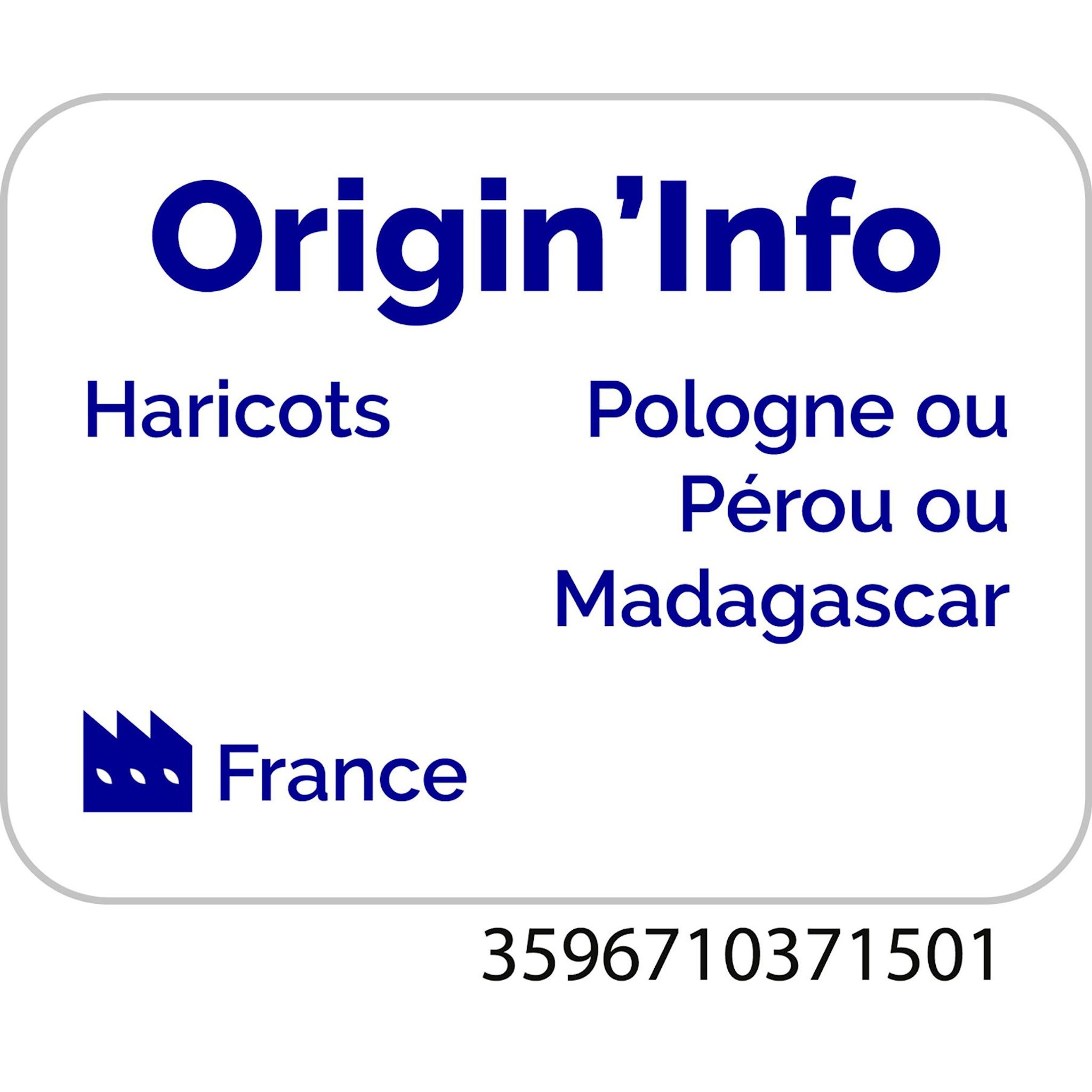 Voir la diapositive 4 : AUCHAN Haricots géants 4 personnes 350g