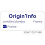 Voir la diapositive 3 : AUCHAN Lentilles blondes 500g