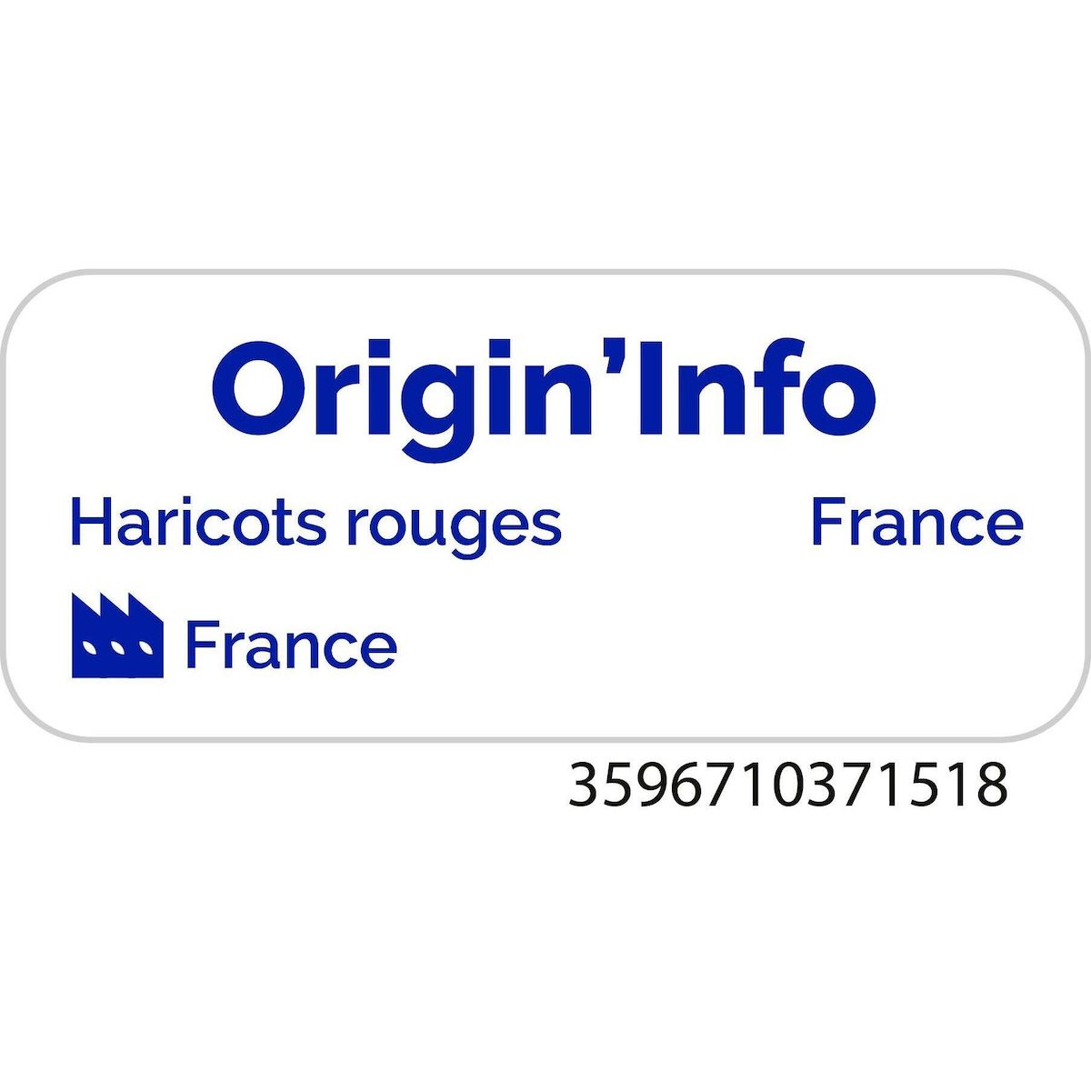 AUCHAN Haricots rouges 500g