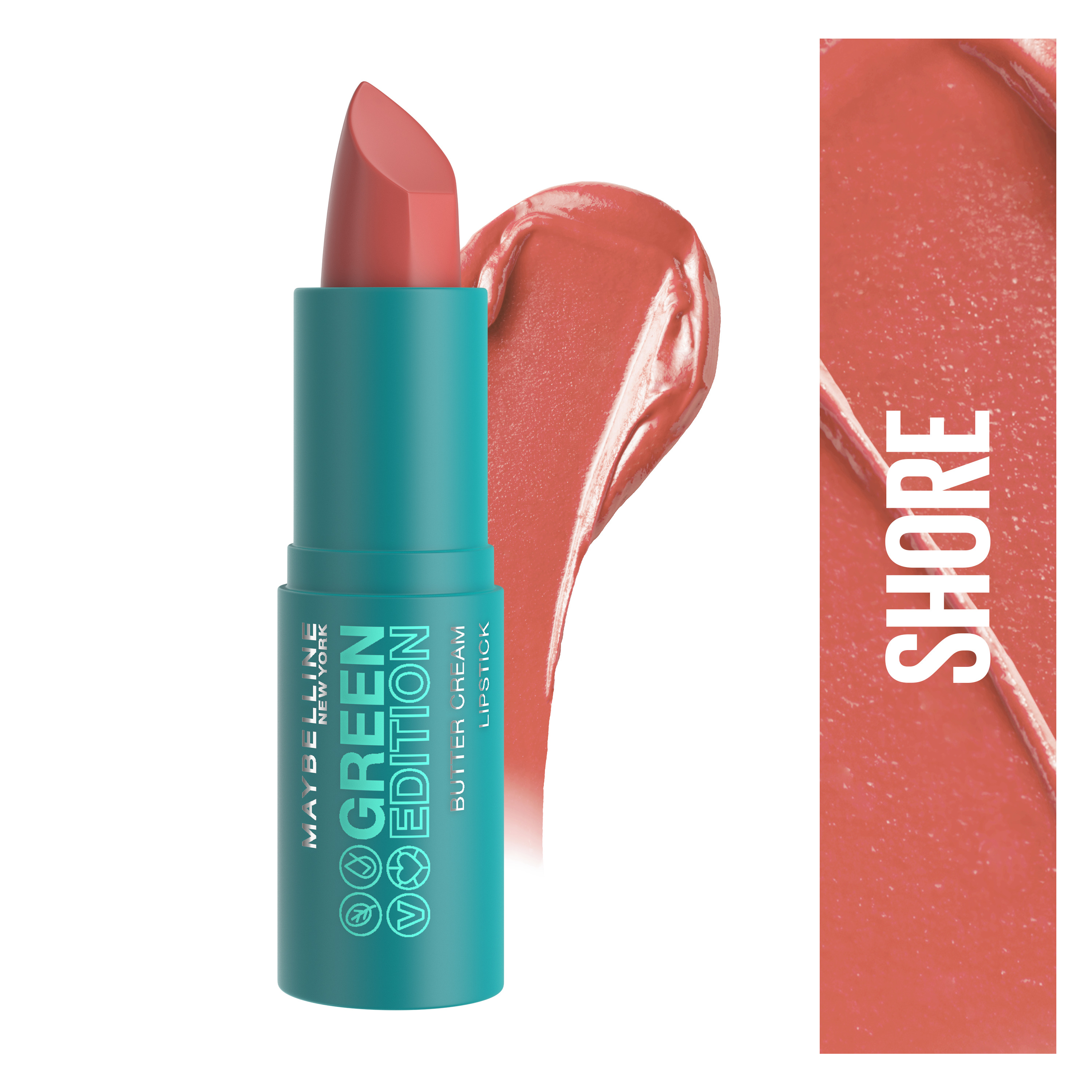 Voir la diapositive 2 : MAYBELLINE Green Edition Rouge à lèvres 012 shore 1 pièce
