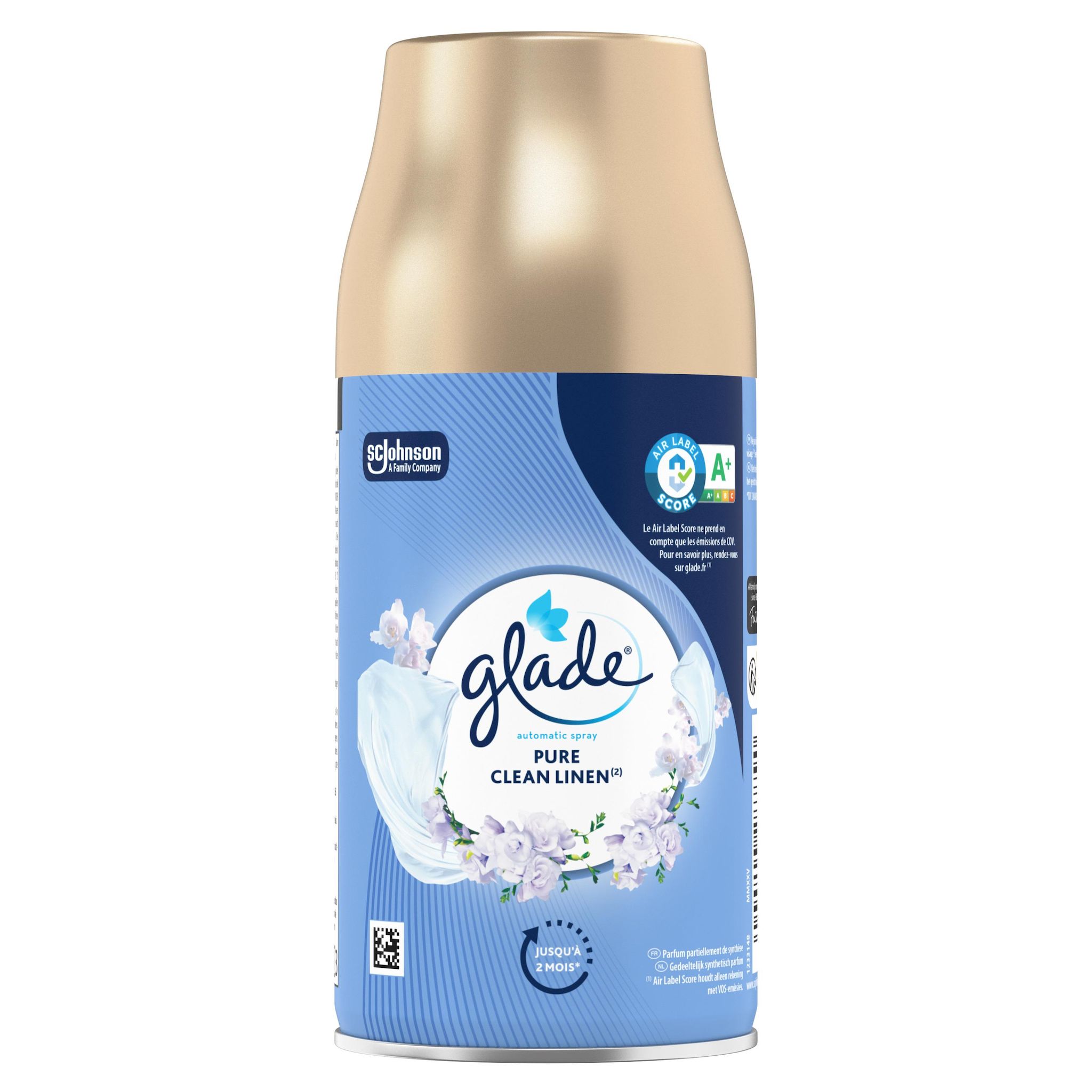Voir la diapositive 2 : GLADE Automatic spray Recharge pour diffuseur automatique senteur linge propre 269ml