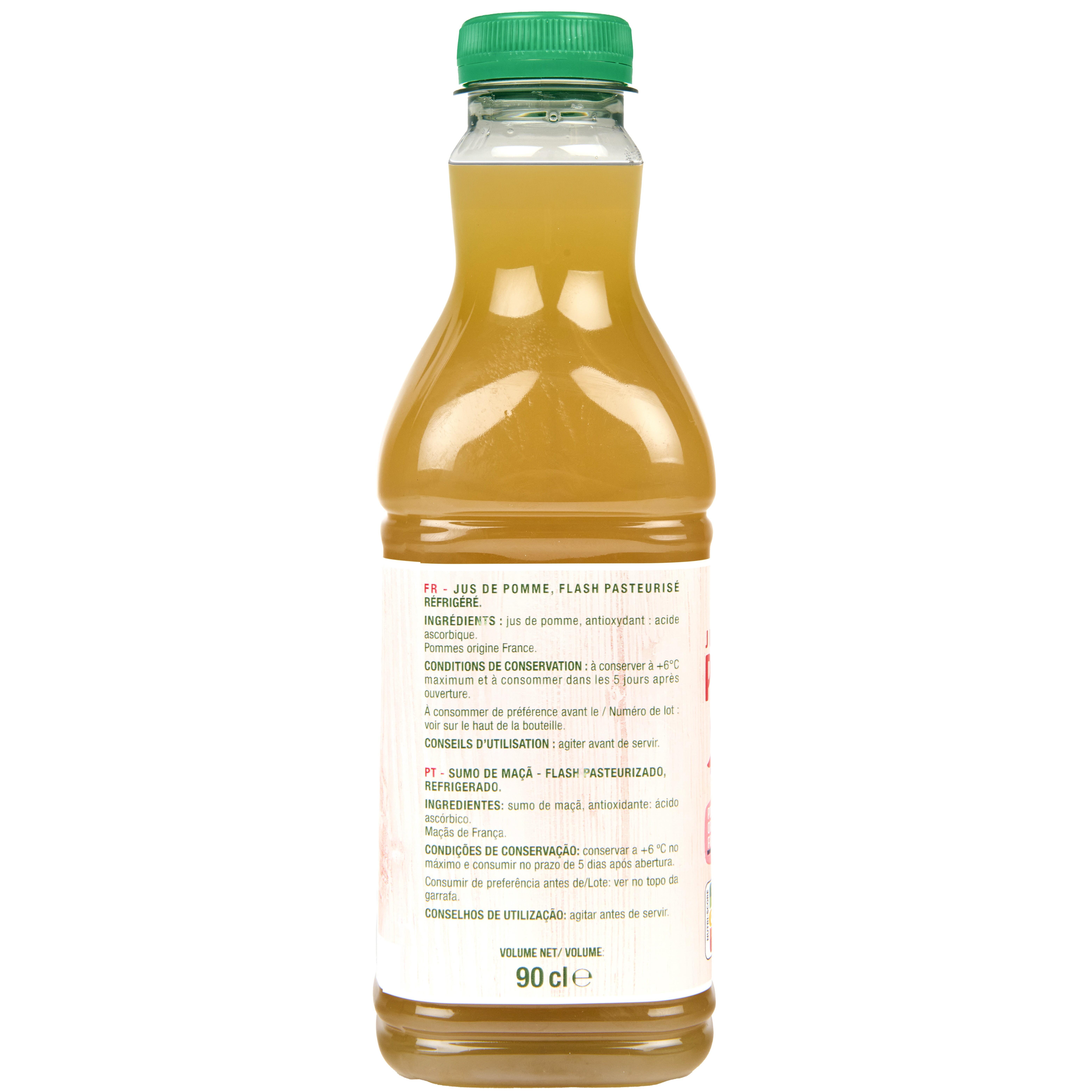 Voir la diapositive 3 : AUCHAN Jus de pomme pressé 90cl