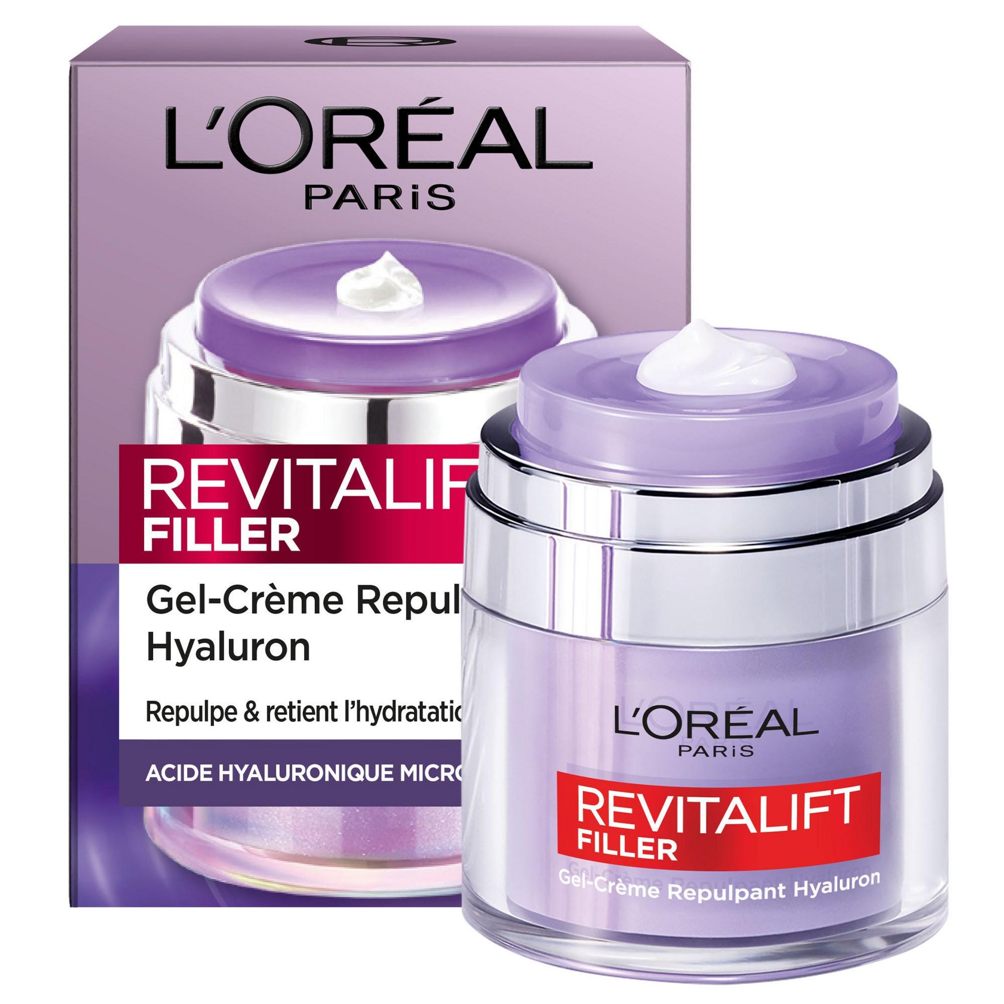 Voir la diapositive 2 : L OREAL Revitalift filler gel-crème repulpant 50ml