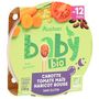 Voir la diapositive 3 : AUCHAN BABY BIO Assiette de carotte tomate maïs et haricot rouge sans gluten dès 12 mois bio 230g