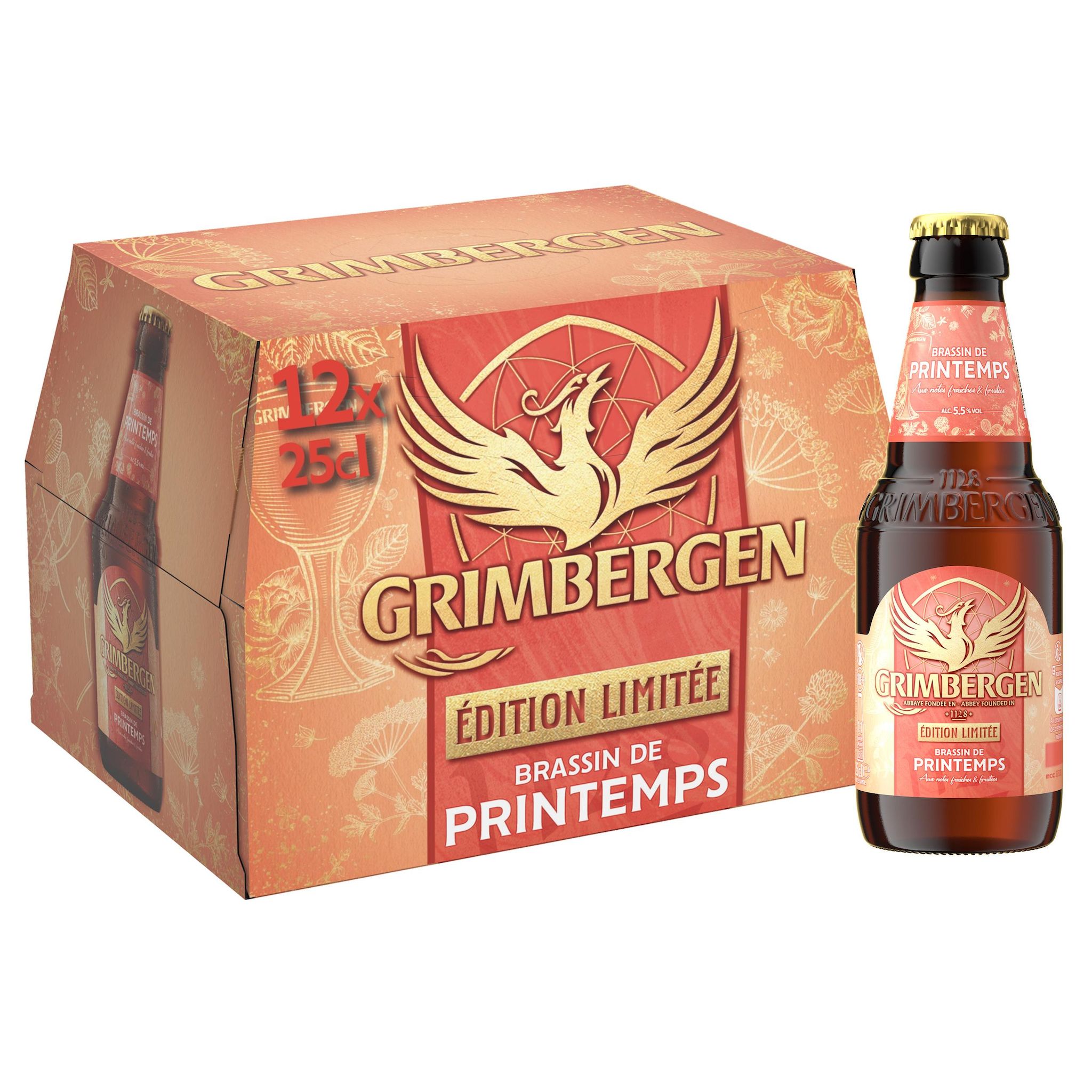 GRIMBERGEN Bière brassin de printemps édition limitée 5.5% 12x25cl