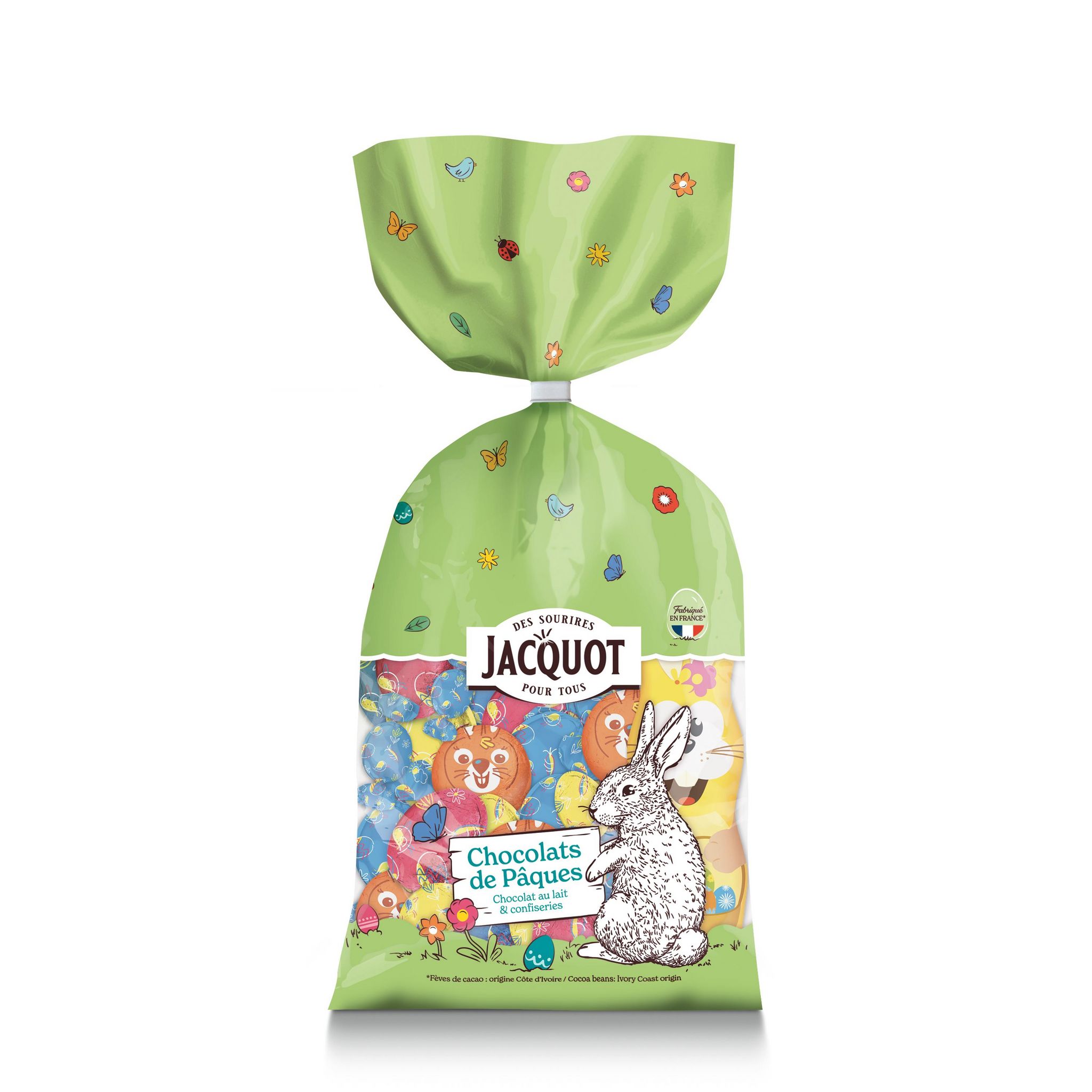 JACQUOT Assortiment de bonbons de chocolat au lait 396g