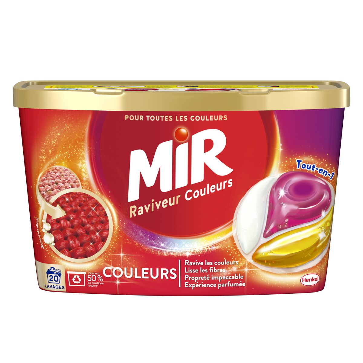 MIR Raviveur couleurs cap tout en 1 20 capsules