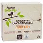 Voir la diapositive 2 : AUCHAN BETTER LIFE Tablettes lave-vaisselle tout en 1 écologiques 30 tablettes