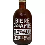 BIERE DES AMIS Bière blonde sans alcool 0.0% bouteille 33cl