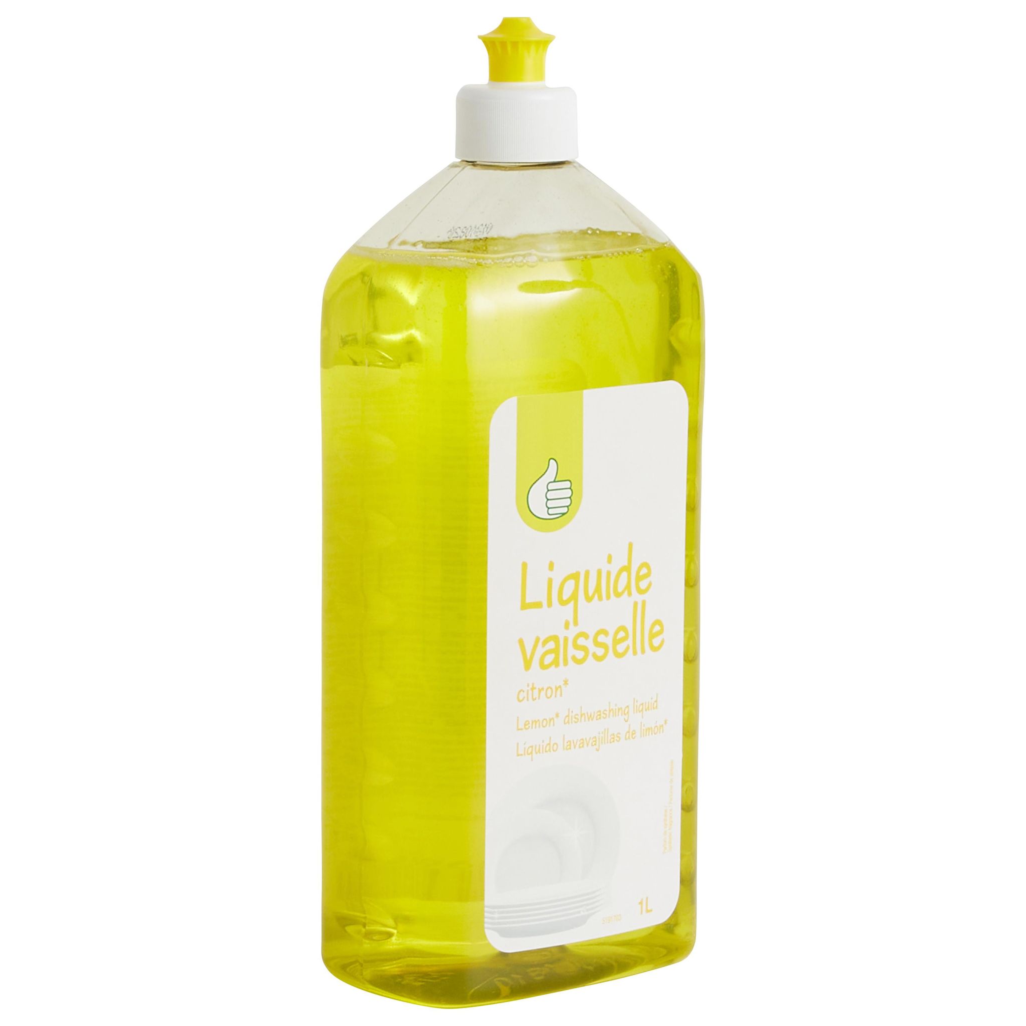 Voir la diapositive 3 : POUCE Liquide vaisselle citron 1l