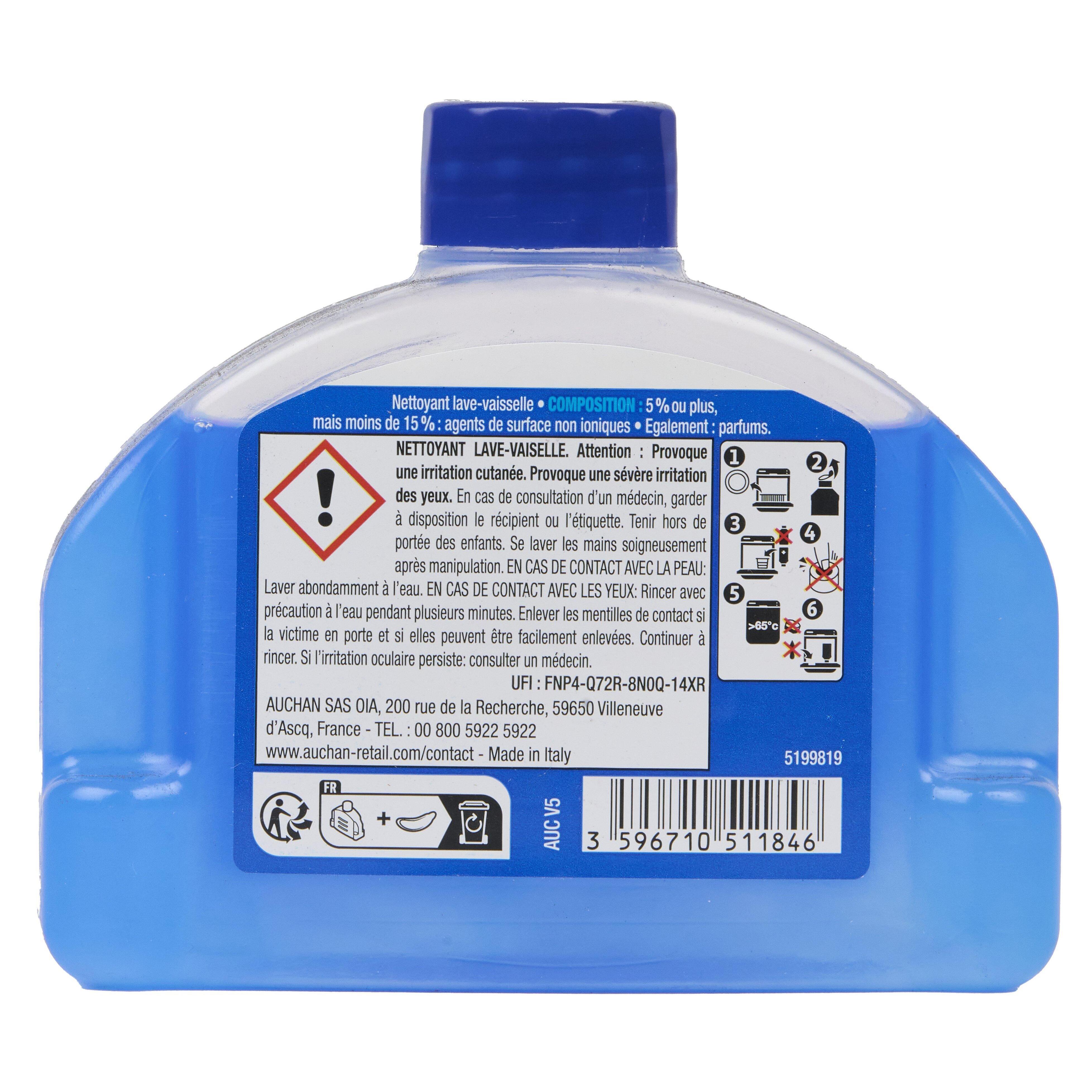 Voir la diapositive 2 : AUCHAN Nettoyant liquide lave-vaisselle 250ml