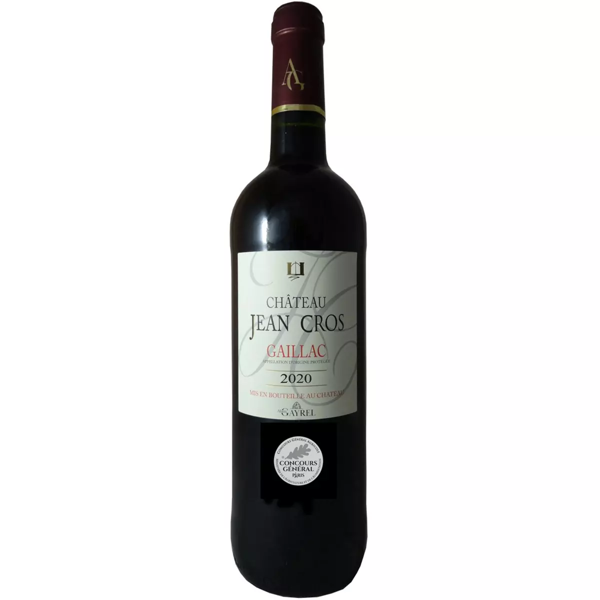 Vin rouge AOP Gaillac Château Jean Cros 2020 75cl