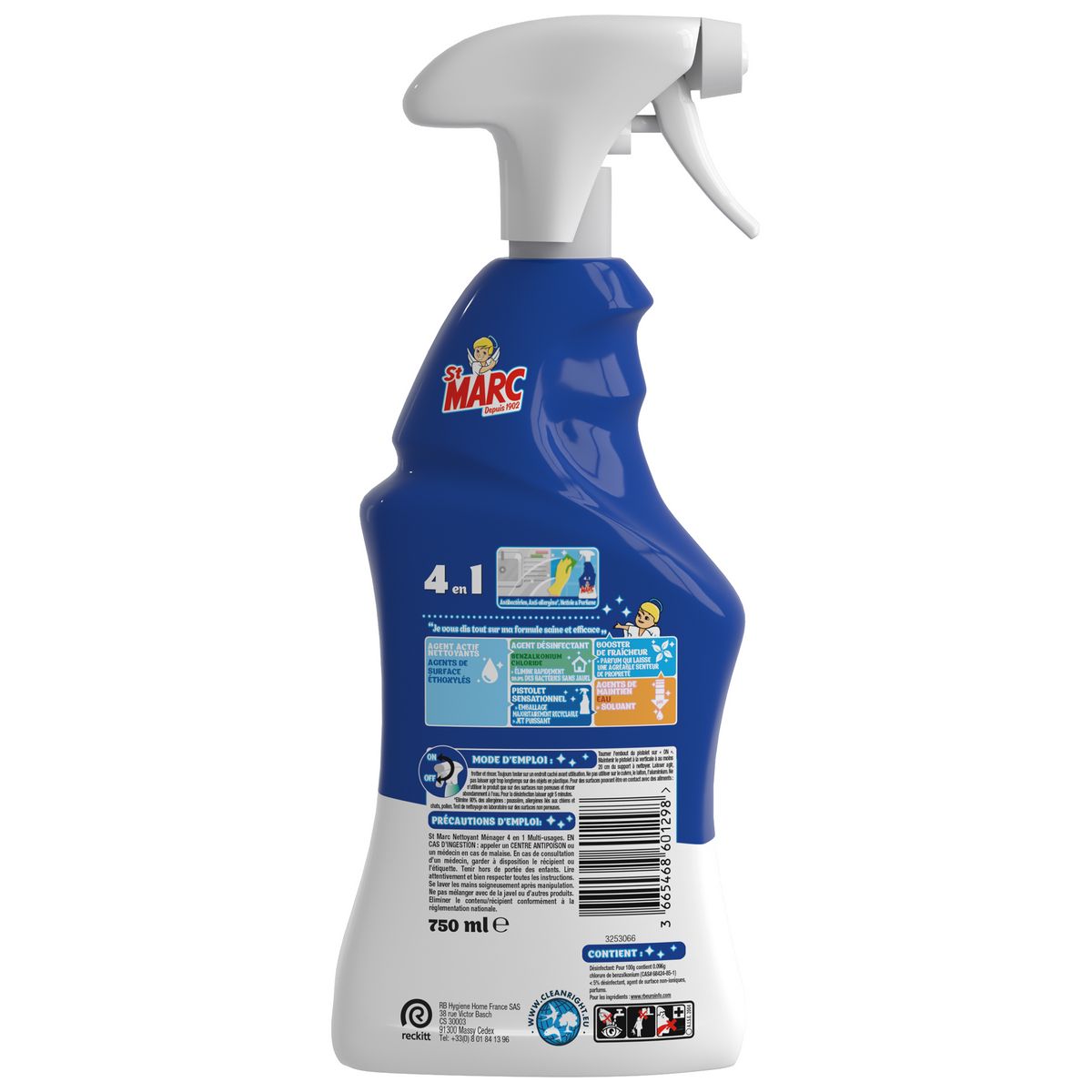 ST MARC Spray 4en1 multi-usages 750ml