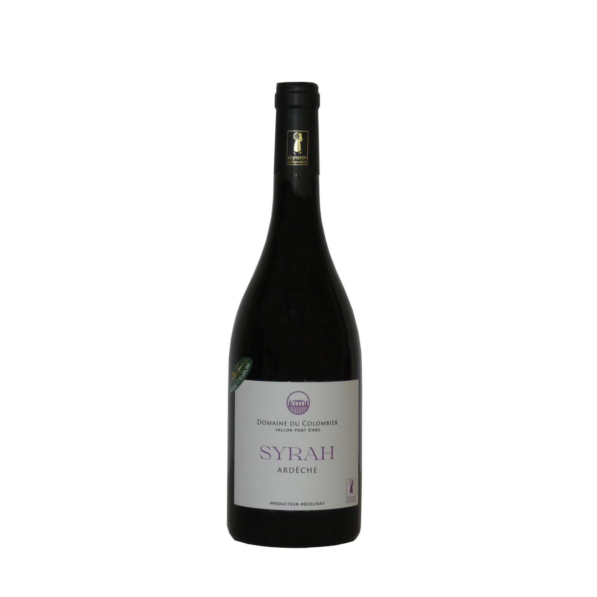 IGP Ardèche Domaine du Colombier Syrah rouge 75cl